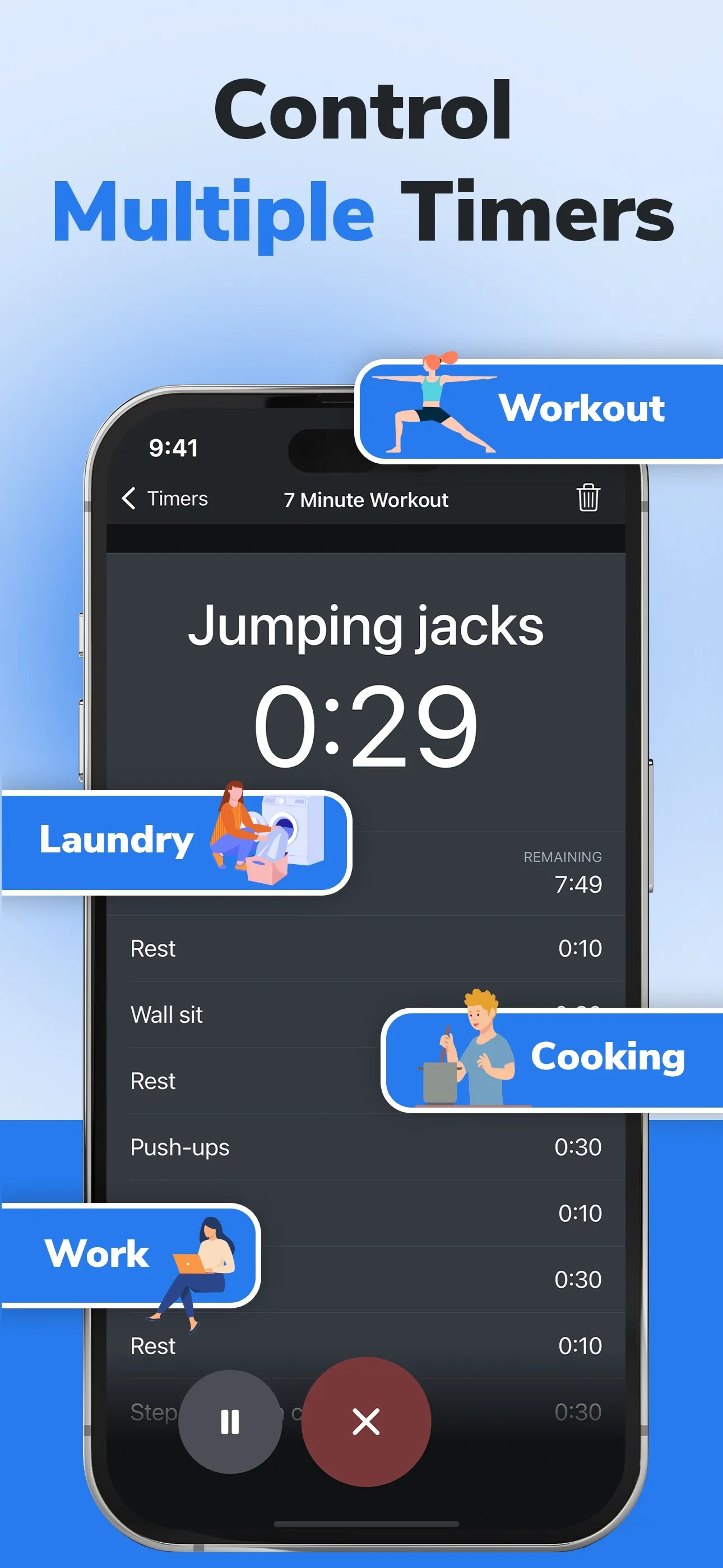 Timer+ · Multiple Timers iphone screenshot 3