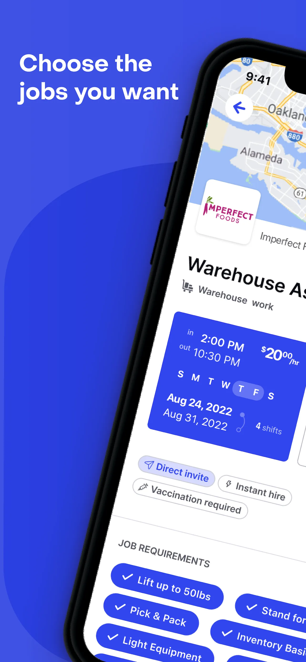 Bluecrew - Find Flexible Work iphone screenshot 1