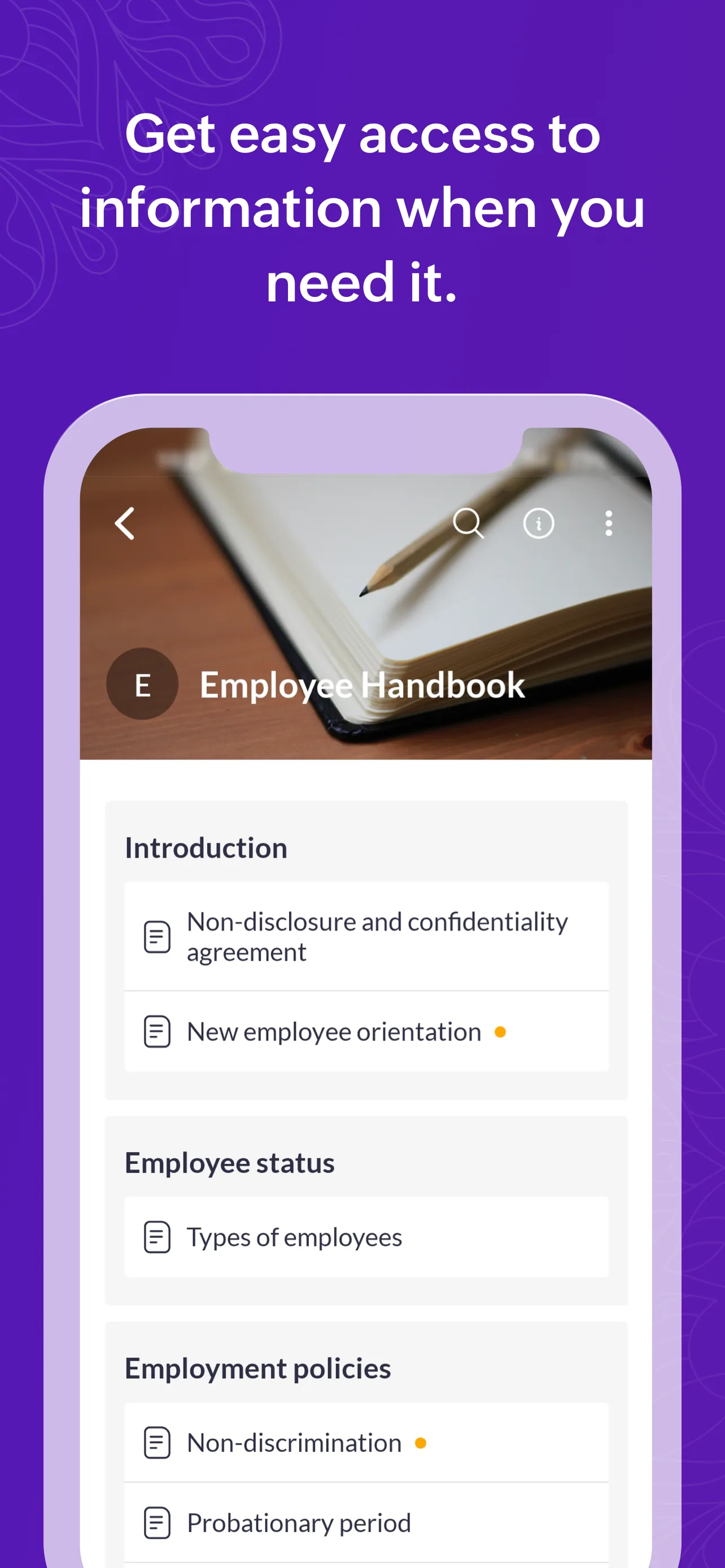 Zoho Learn iphone screenshot 2