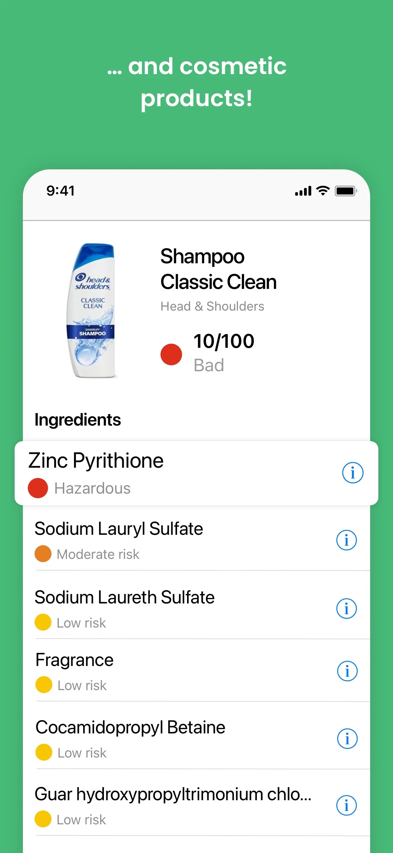 Yuka - Food & Cosmetic Scanner iphone screenshot 5