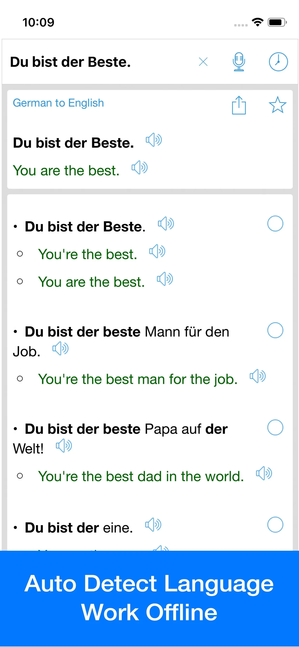 German Translator Offline iphone screenshot 2