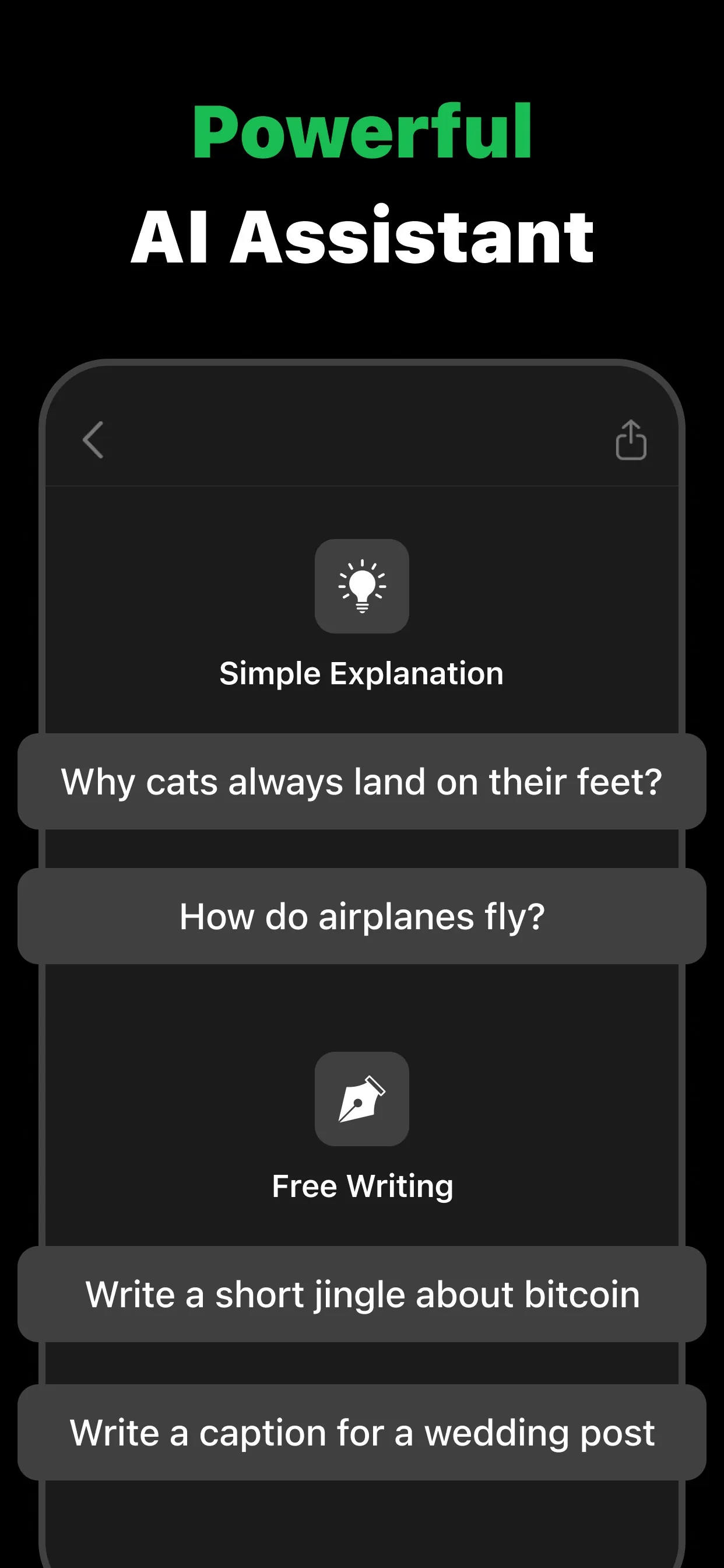 Chat AI: Personal Assistant iphone screenshot 4