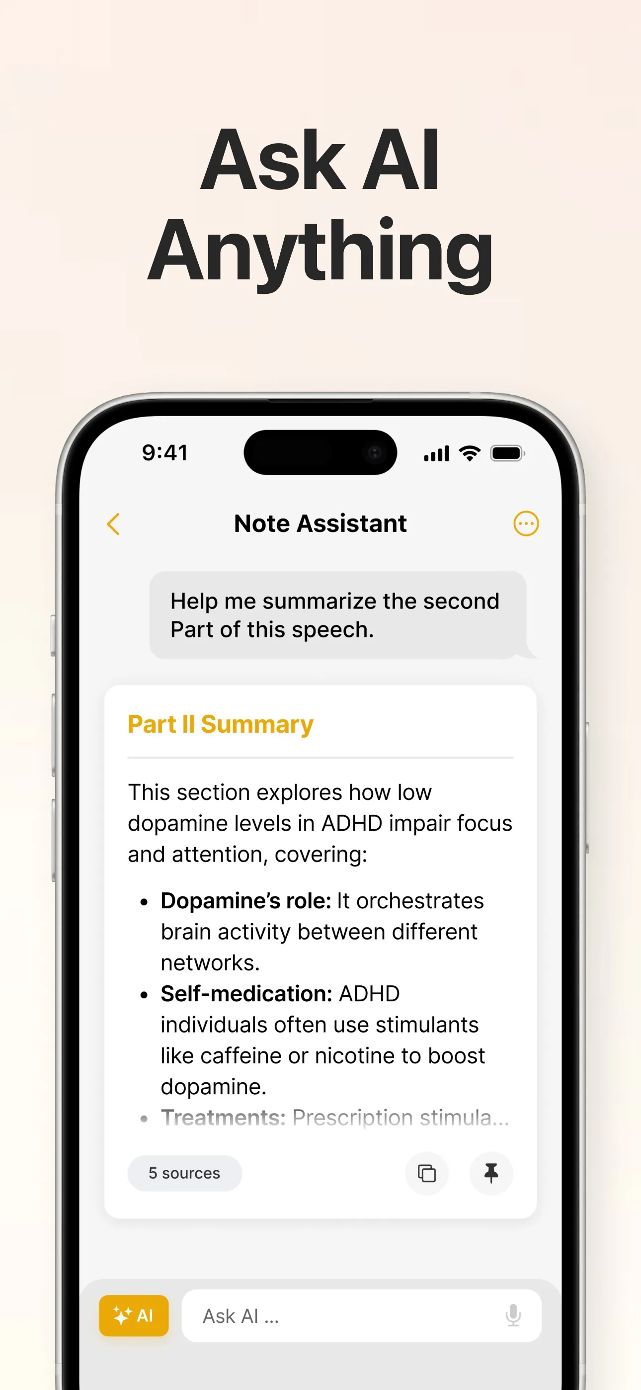 AI Notebook: Notes, Summary iphone screenshot 6