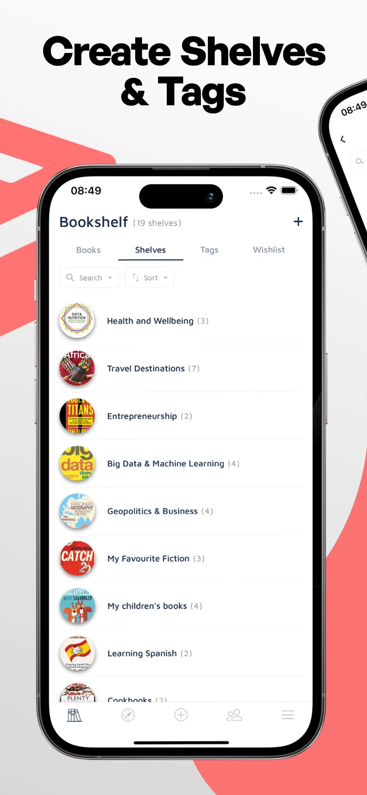 Bookshelf-Your virtual library iphone screenshot 2