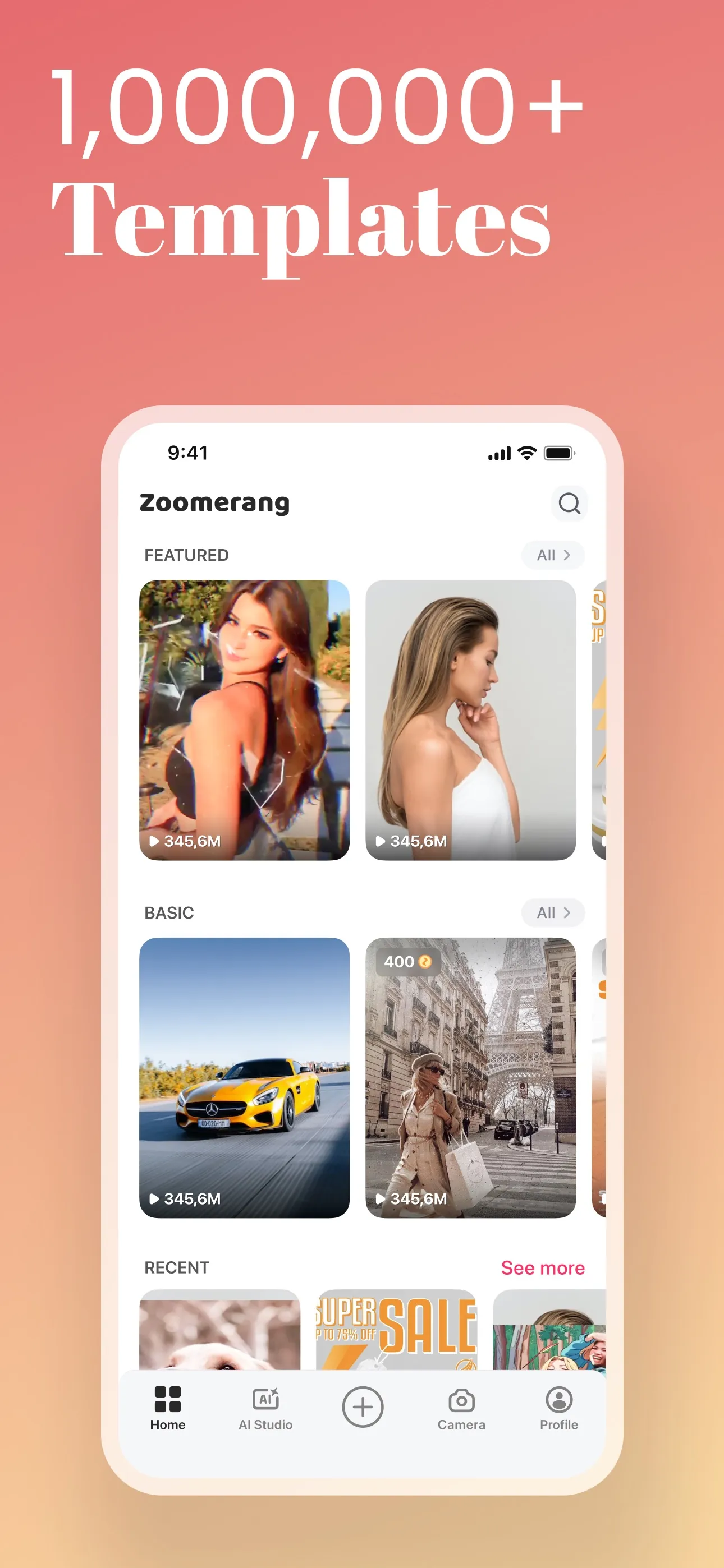 Zoomerang - Ai Video Maker iphone screenshot 2