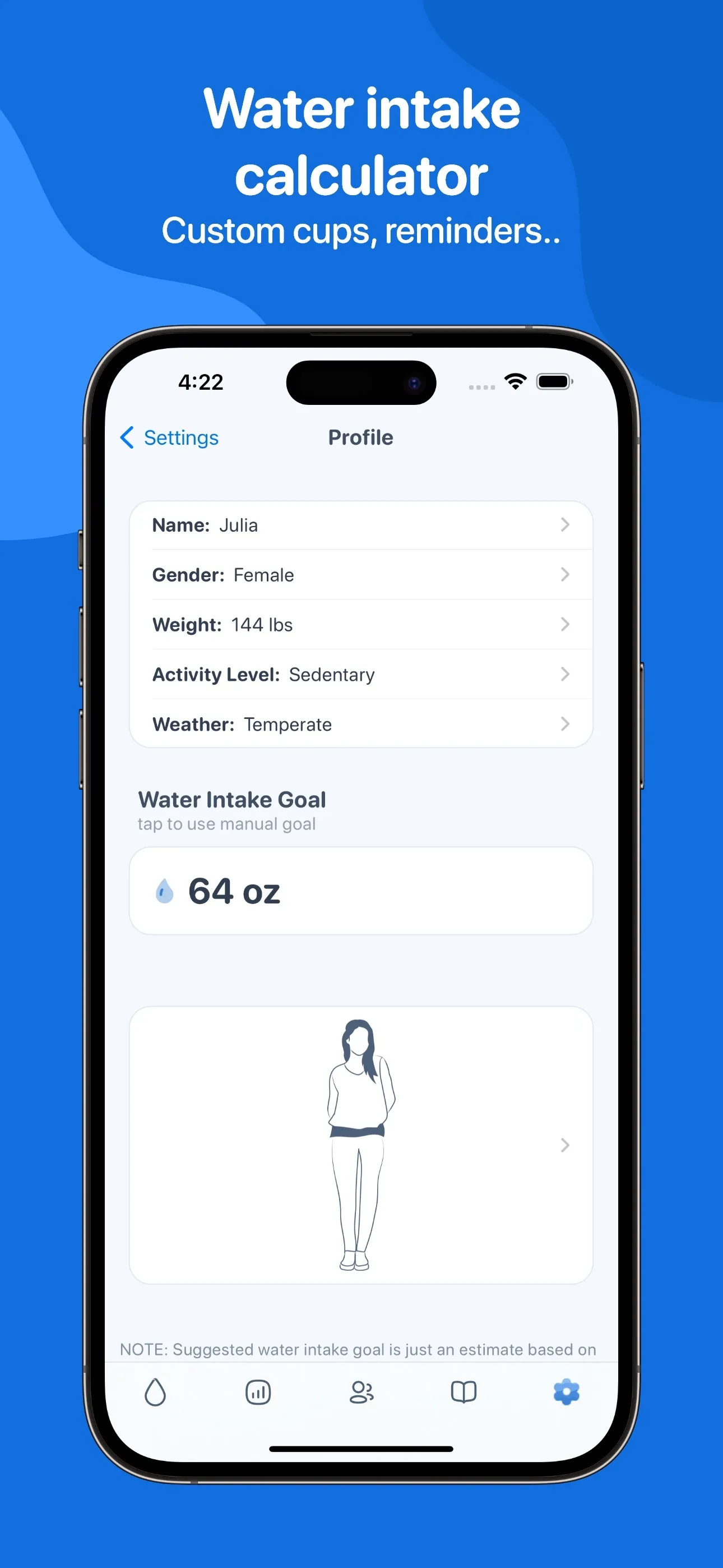 Water Tracker by WaterMinder® iphone screenshot 10