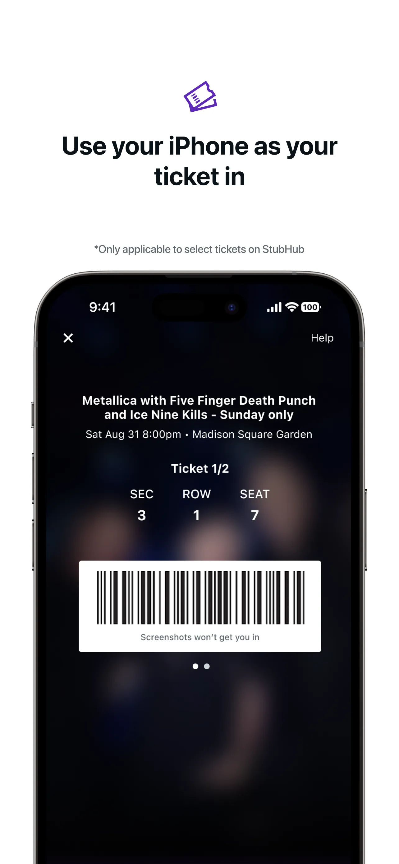 StubHub: Event Tickets iphone screenshot 6
