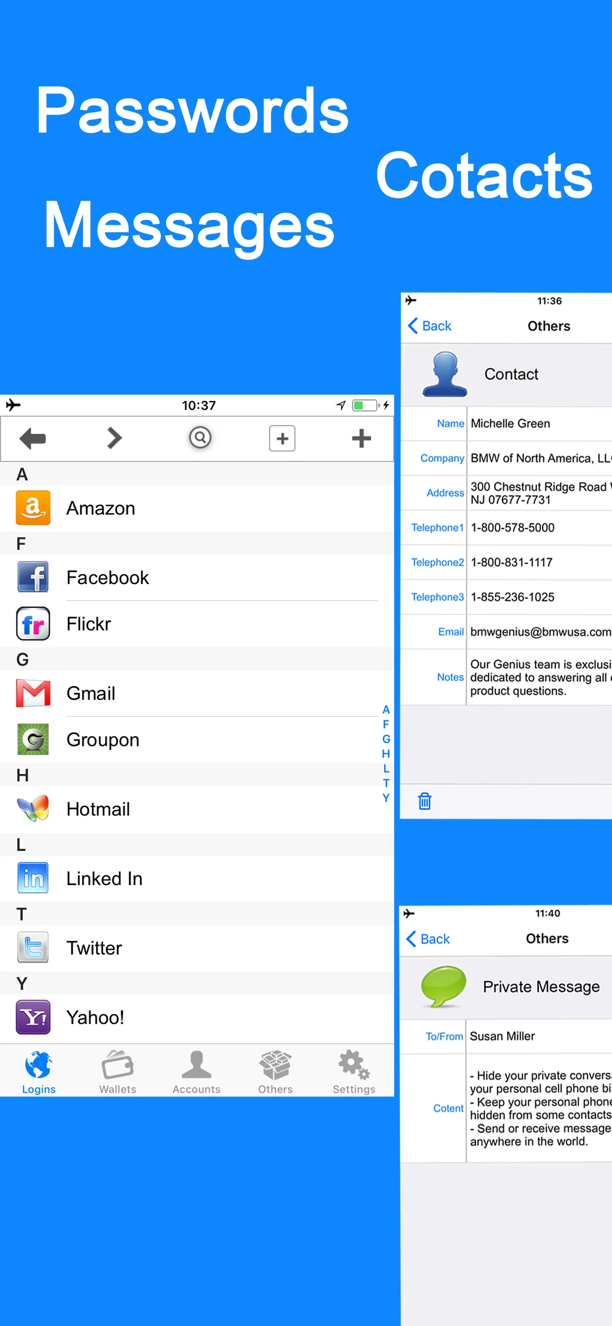 Password Manager' iphone screenshot 2