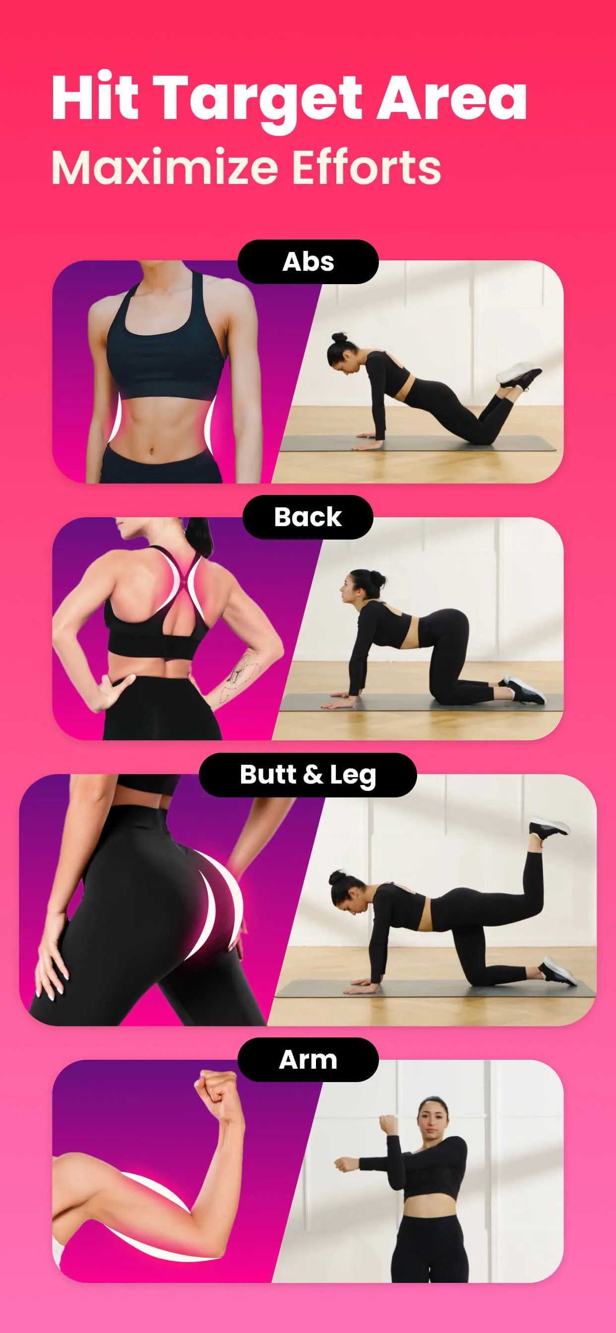 Workout for Women: Fit at Home iphone screenshot 3