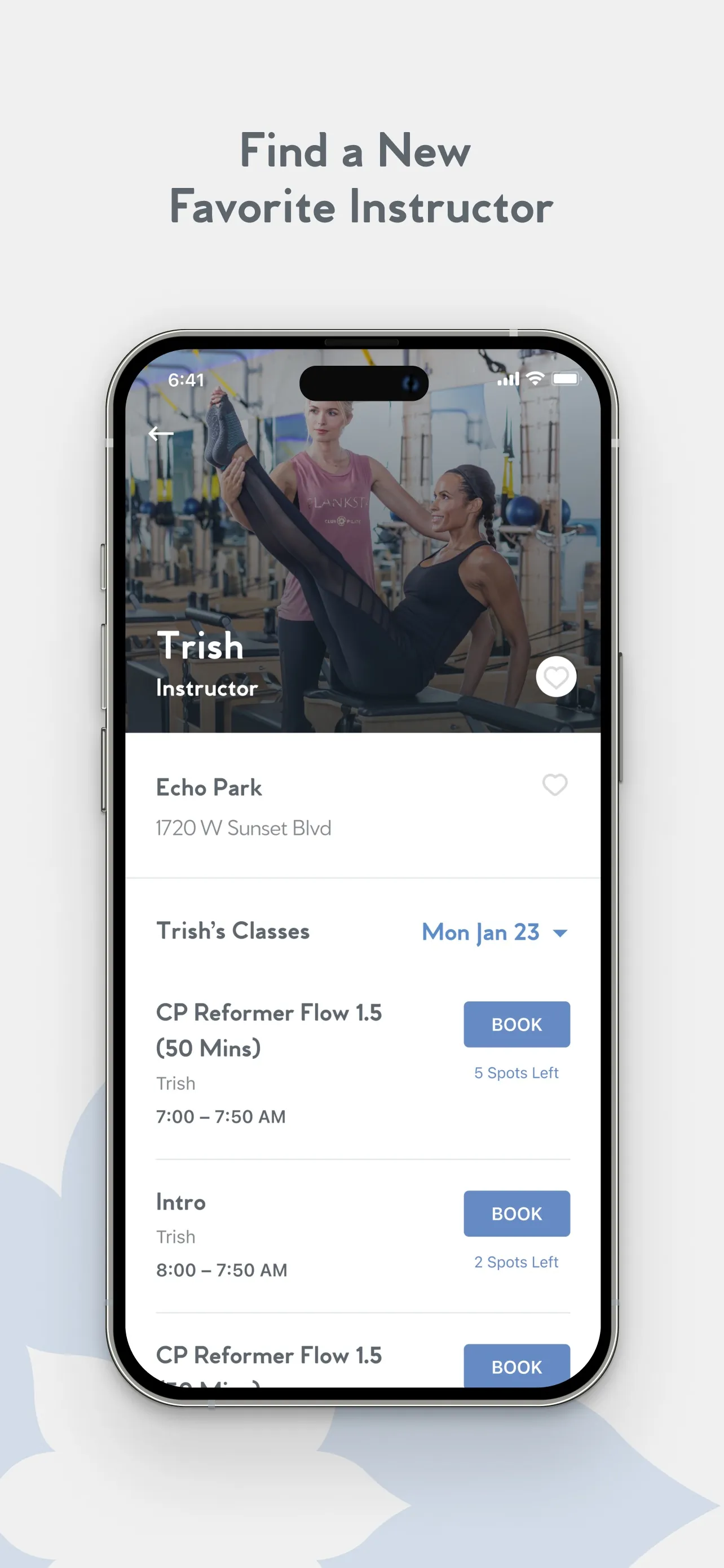 Club Pilates iphone screenshot 6
