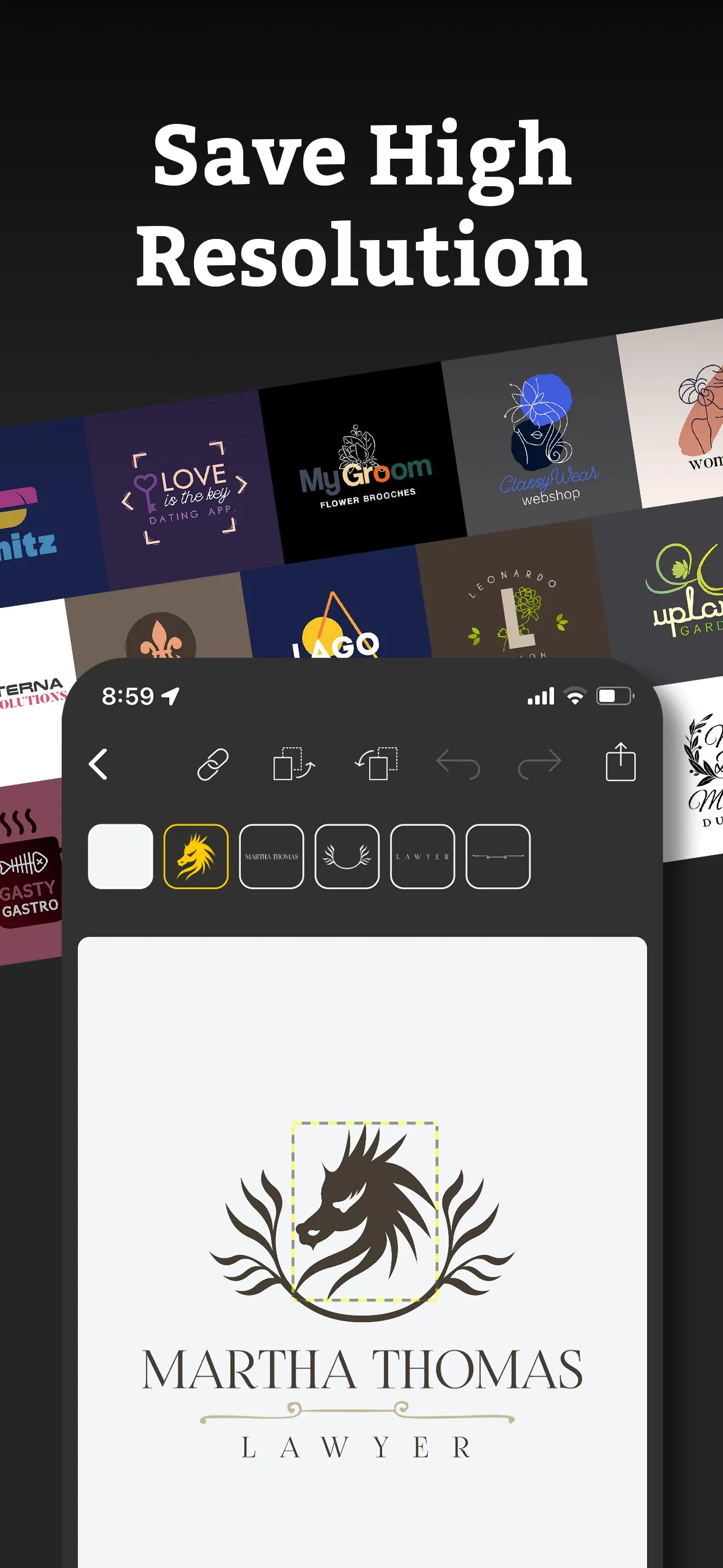 Logo Maker: Art Design Creator iphone screenshot 6