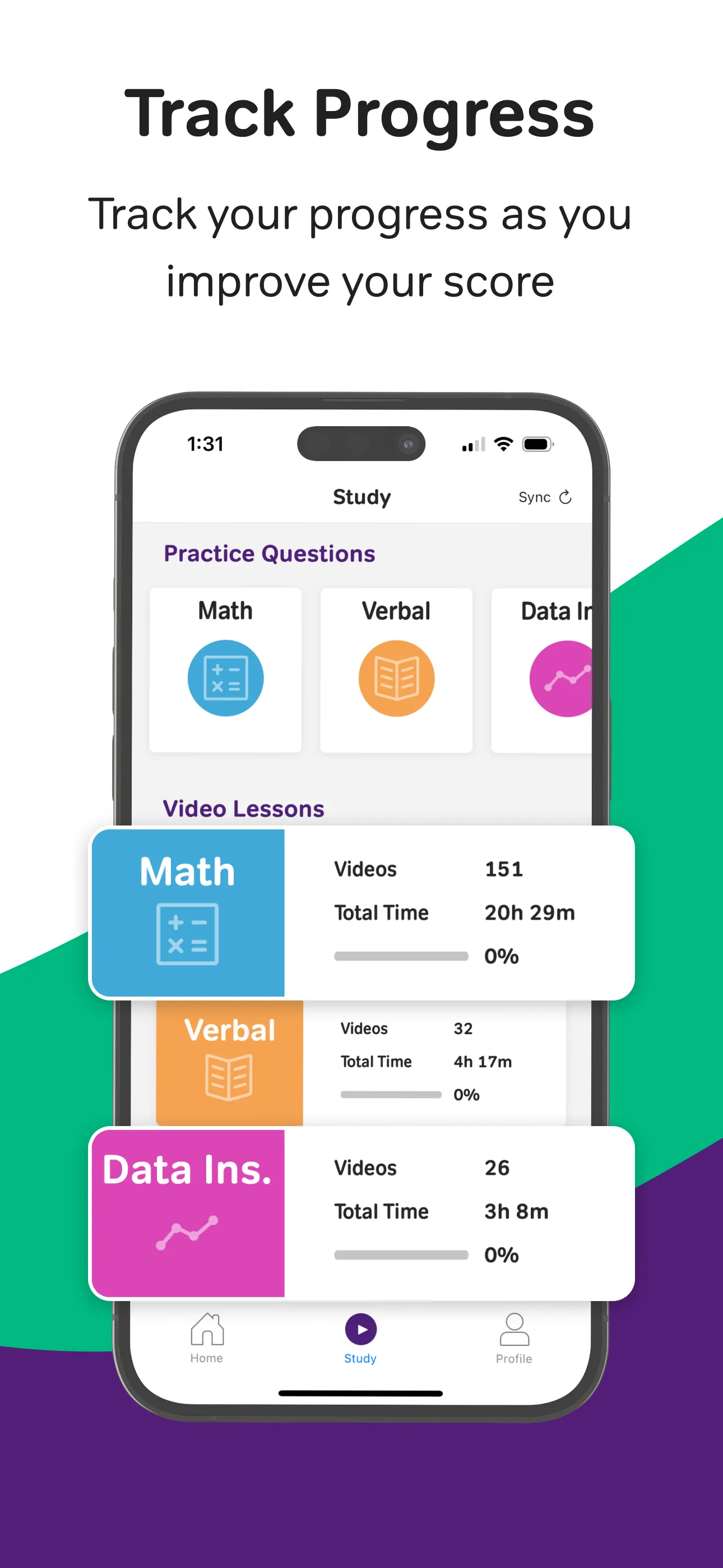GMAT Prep & Practice - Magoosh iphone screenshot 3