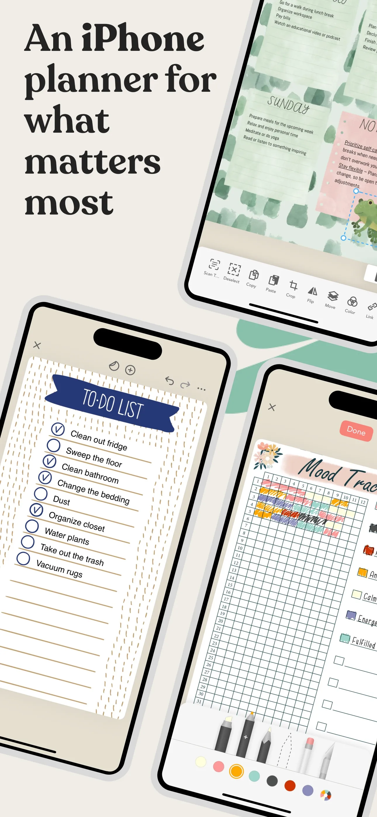 Zinnia: Planner & Journal iphone screenshot 1