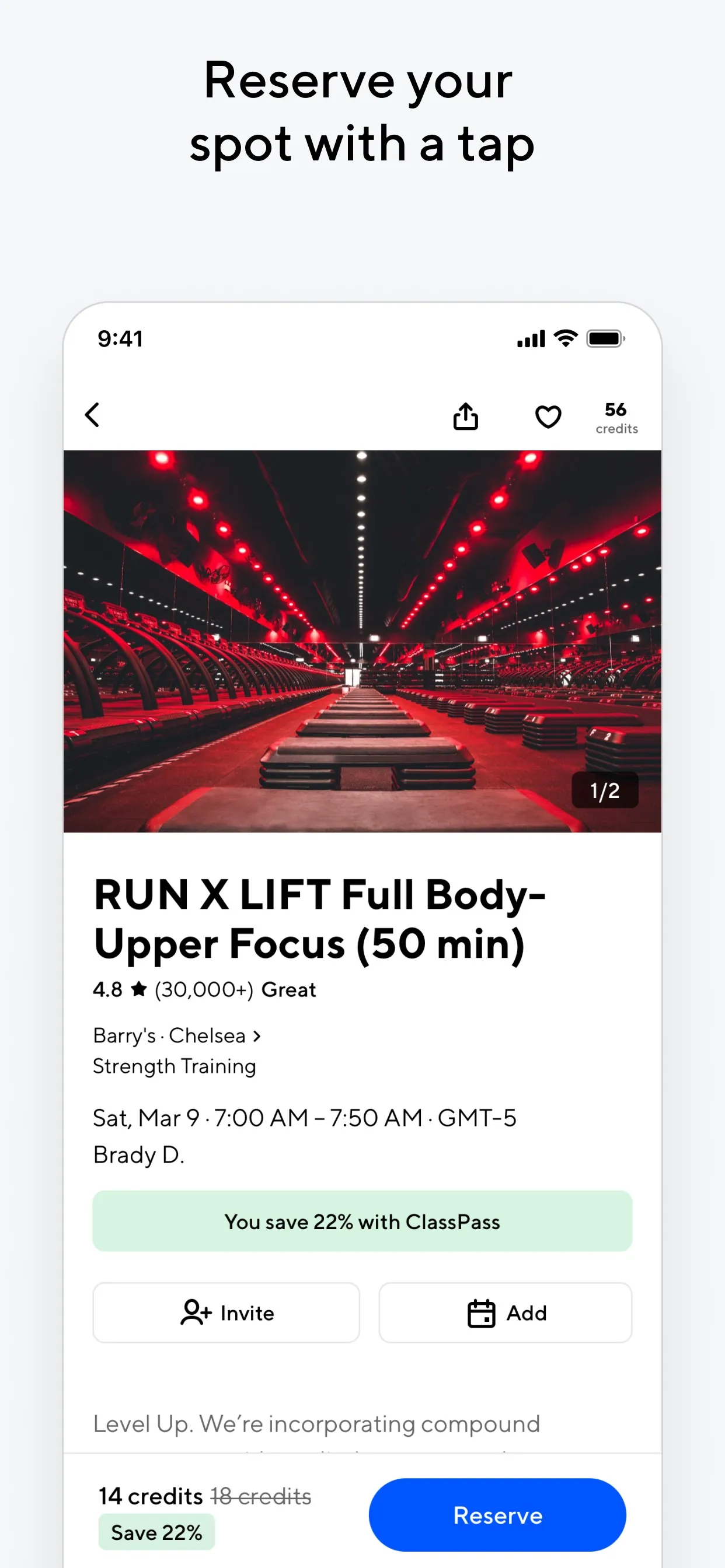ClassPass: Fitness, Spa, Salon iphone screenshot 6