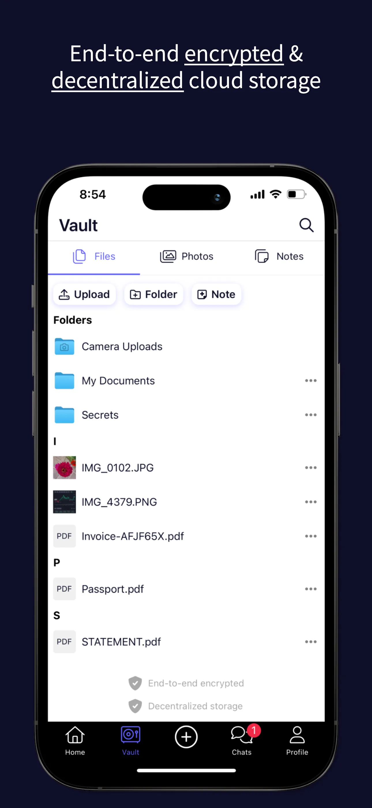 Sticknet: Web3 Social Storage iphone screenshot 1