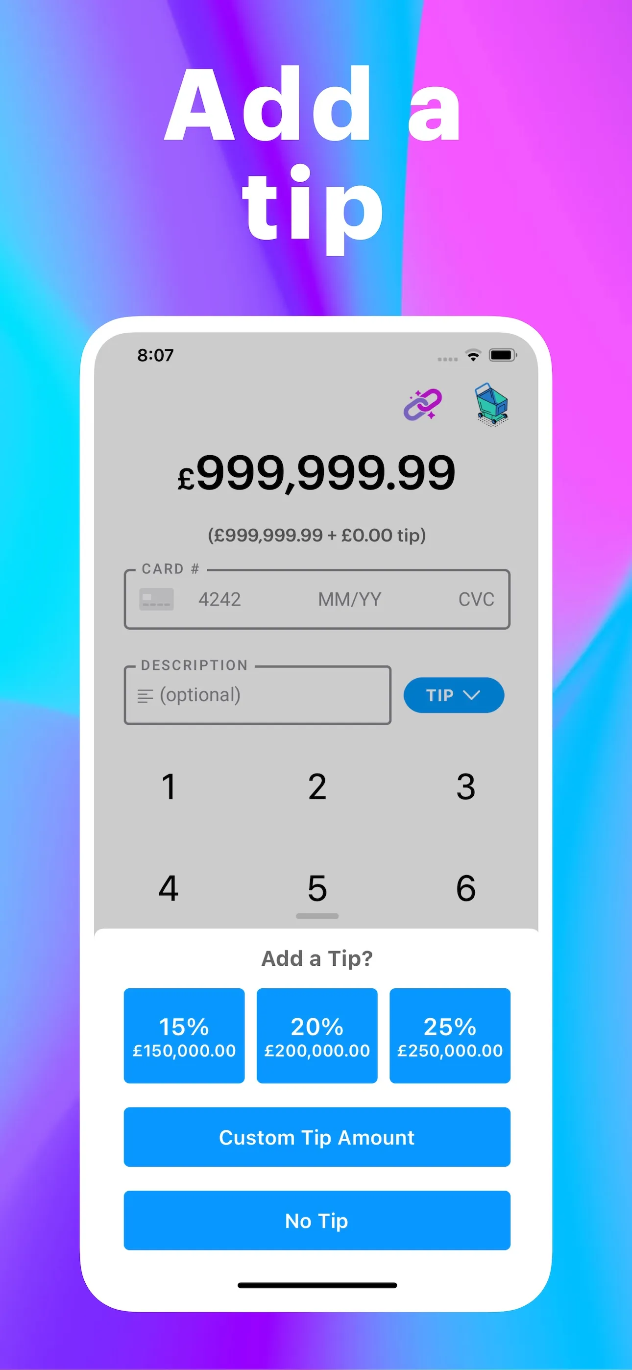 Pay for Stripe iphone screenshot 4