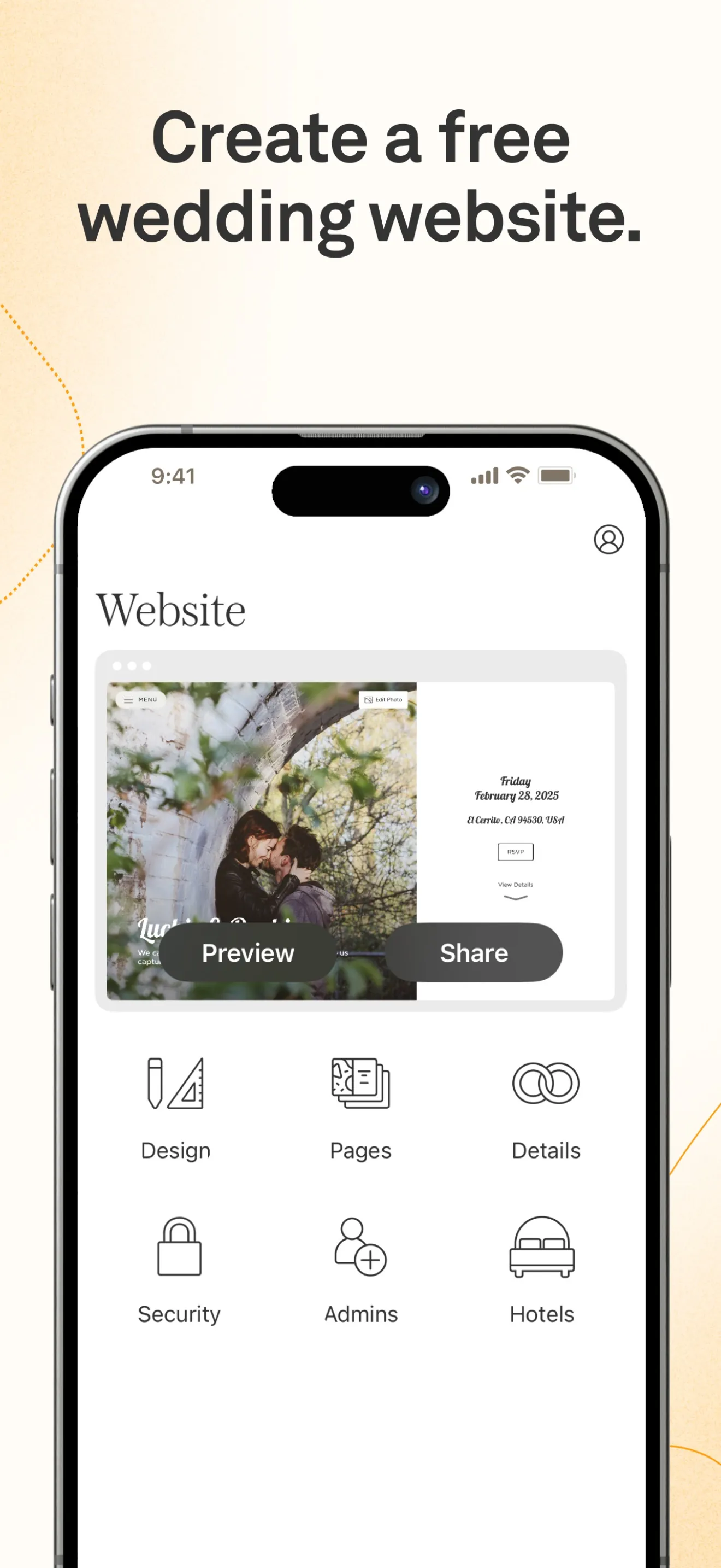 Joy Wedding Planner & Website iphone screenshot 2
