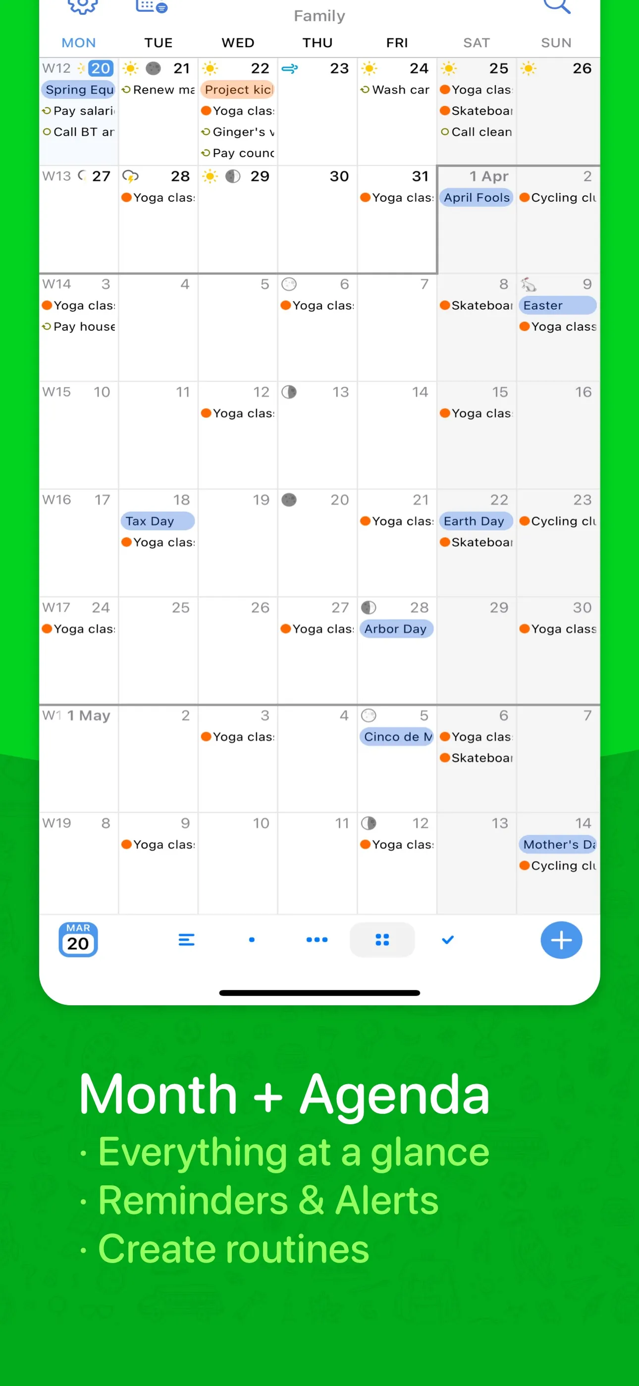 BusyCal: Calendar & Tasks iphone screenshot 2