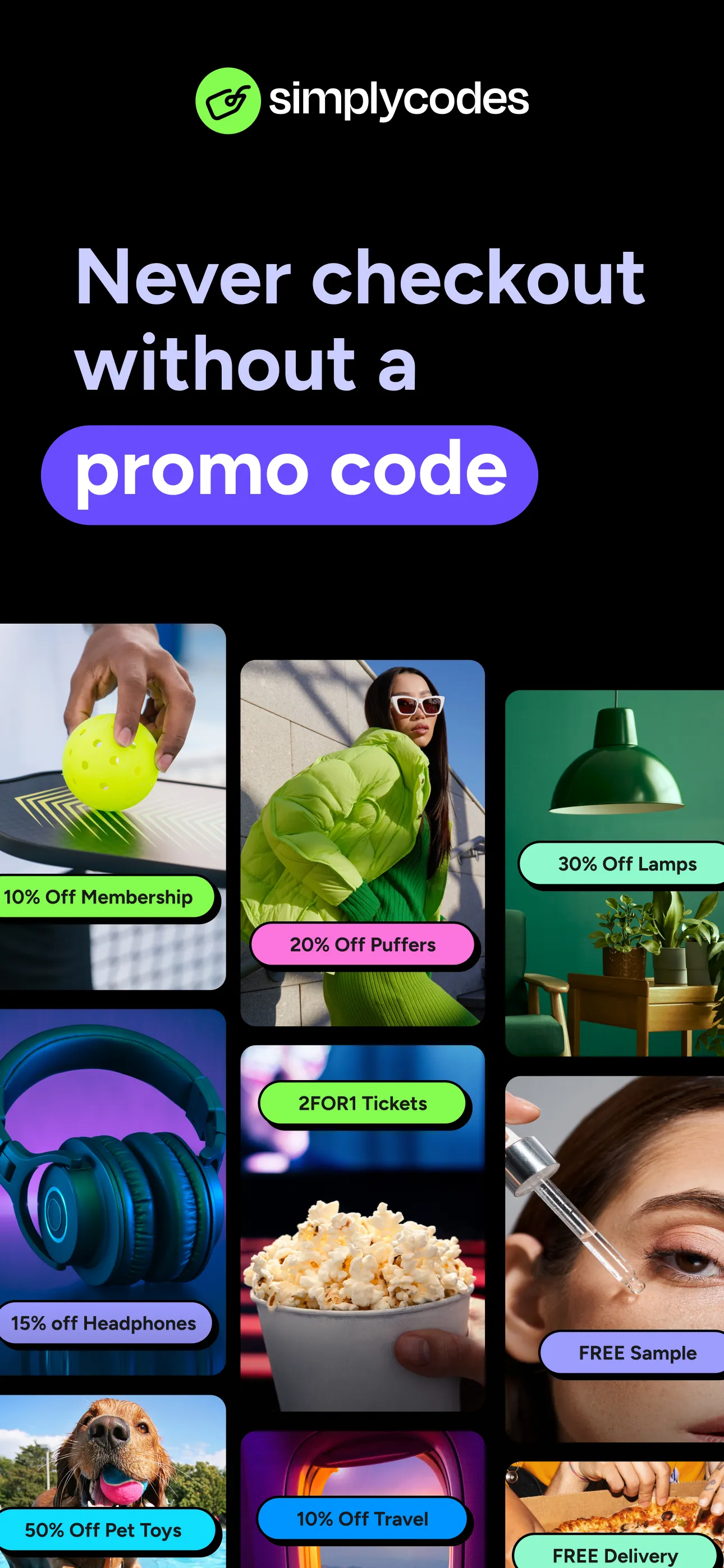 SimplyCodes: Coupons & Rewards iphone screenshot 1