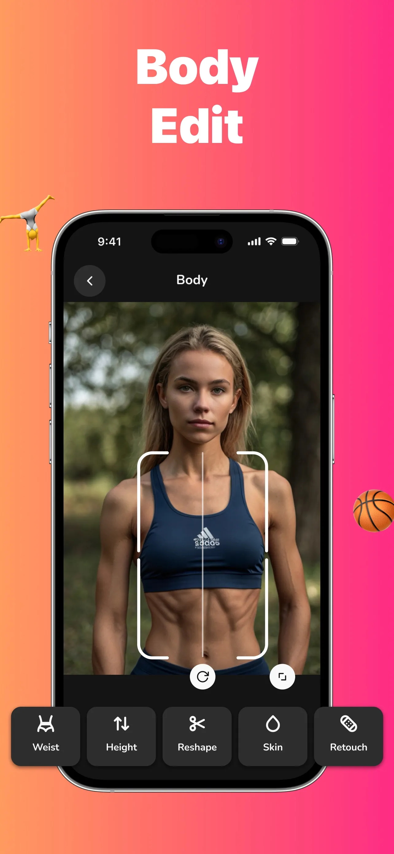 Body & Face Photo Editor App iphone screenshot 3