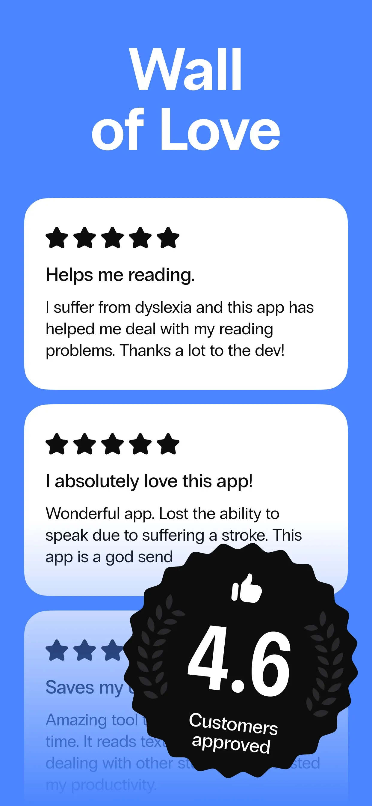 Speak4Me Text to Speech Reader iphone screenshot 10