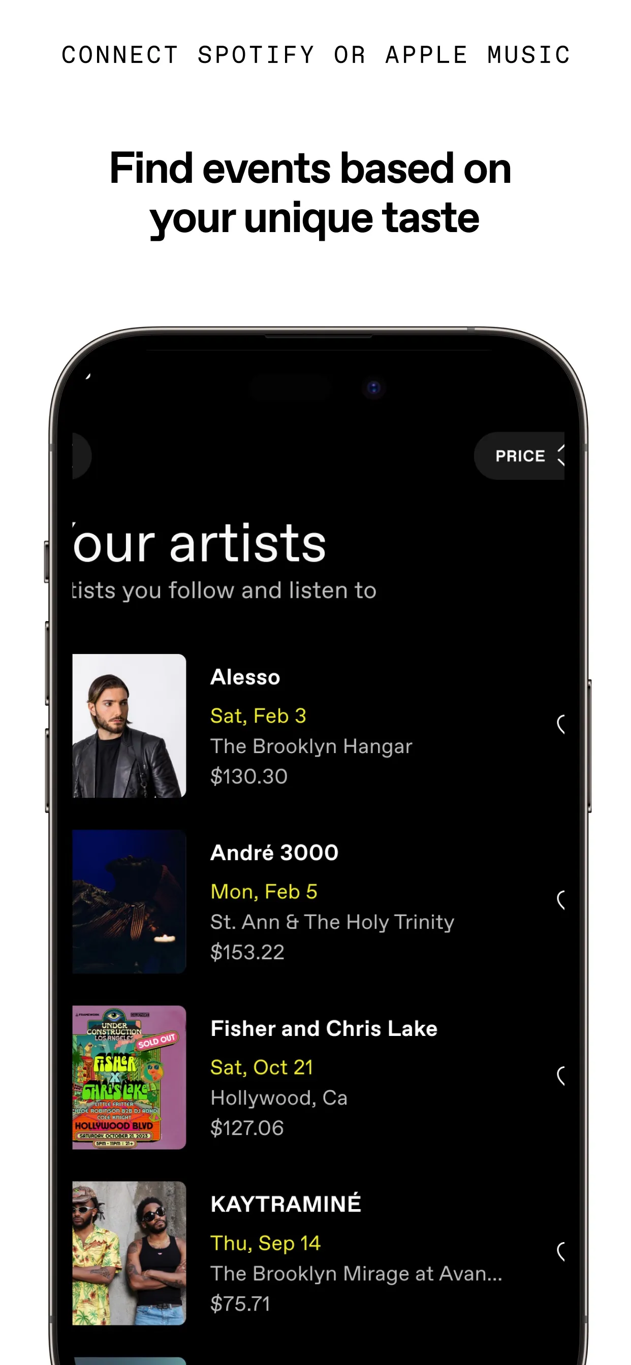 DICE: Live Shows iphone screenshot 7