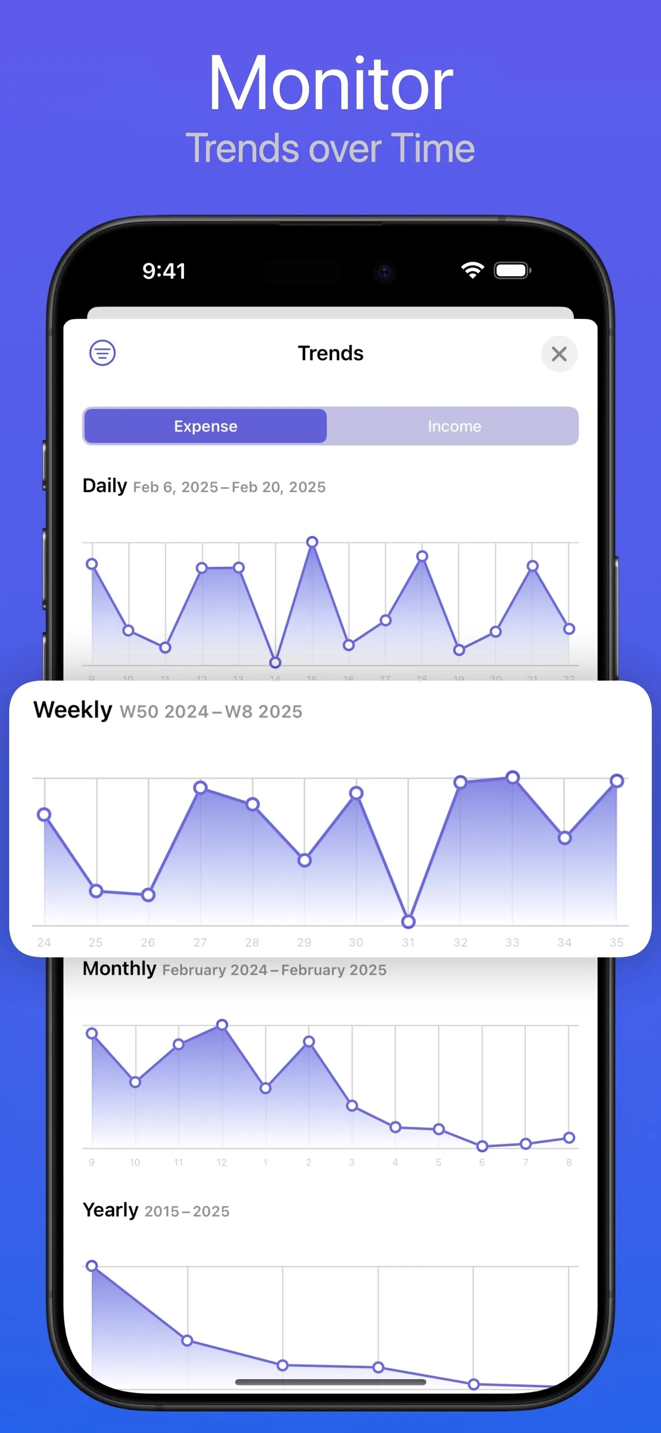 Expenses: Spending Tracker iphone screenshot 4