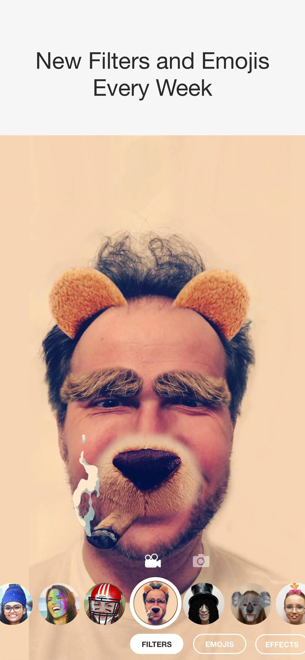 MRRMRR-Face filters and masks iphone screenshot 6