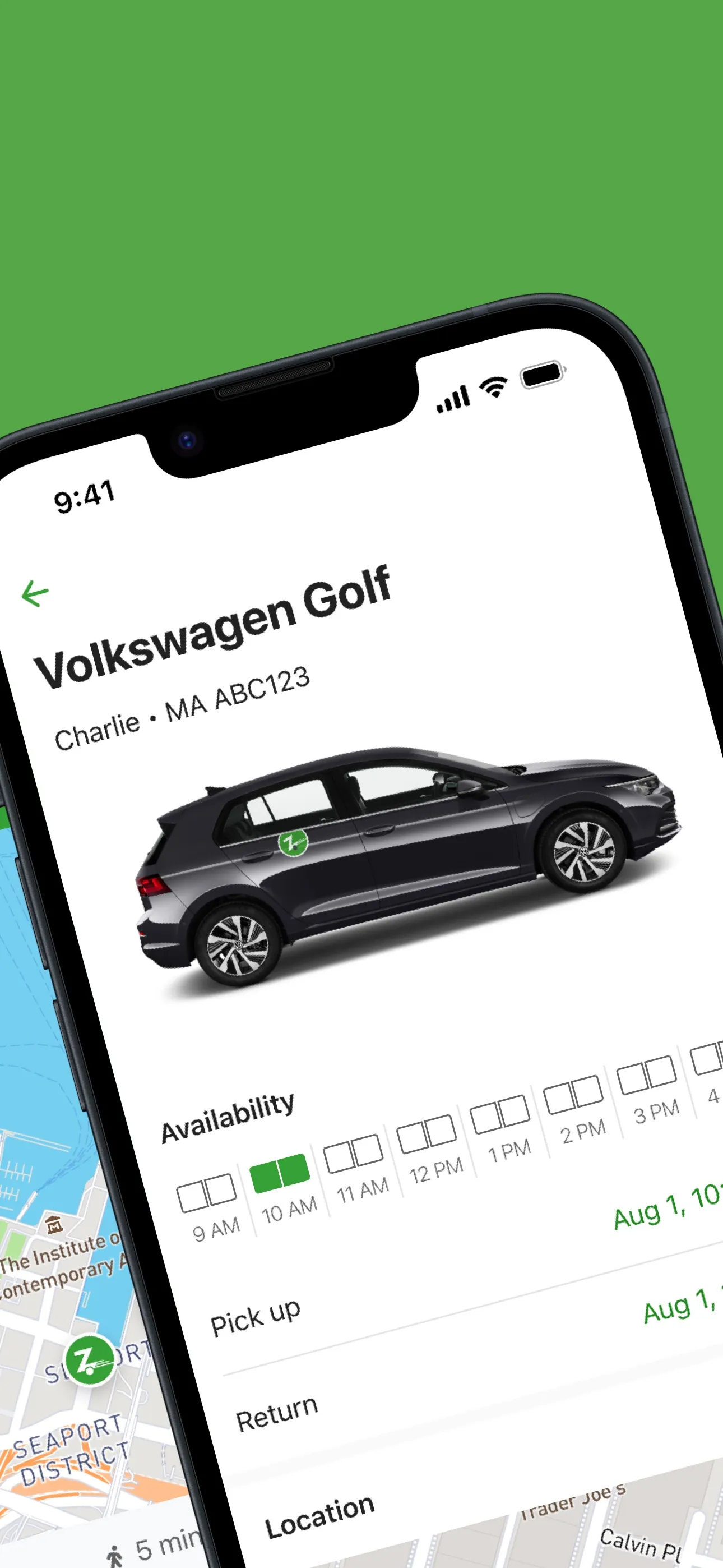 Zipcar: cars on-demand iphone screenshot 2