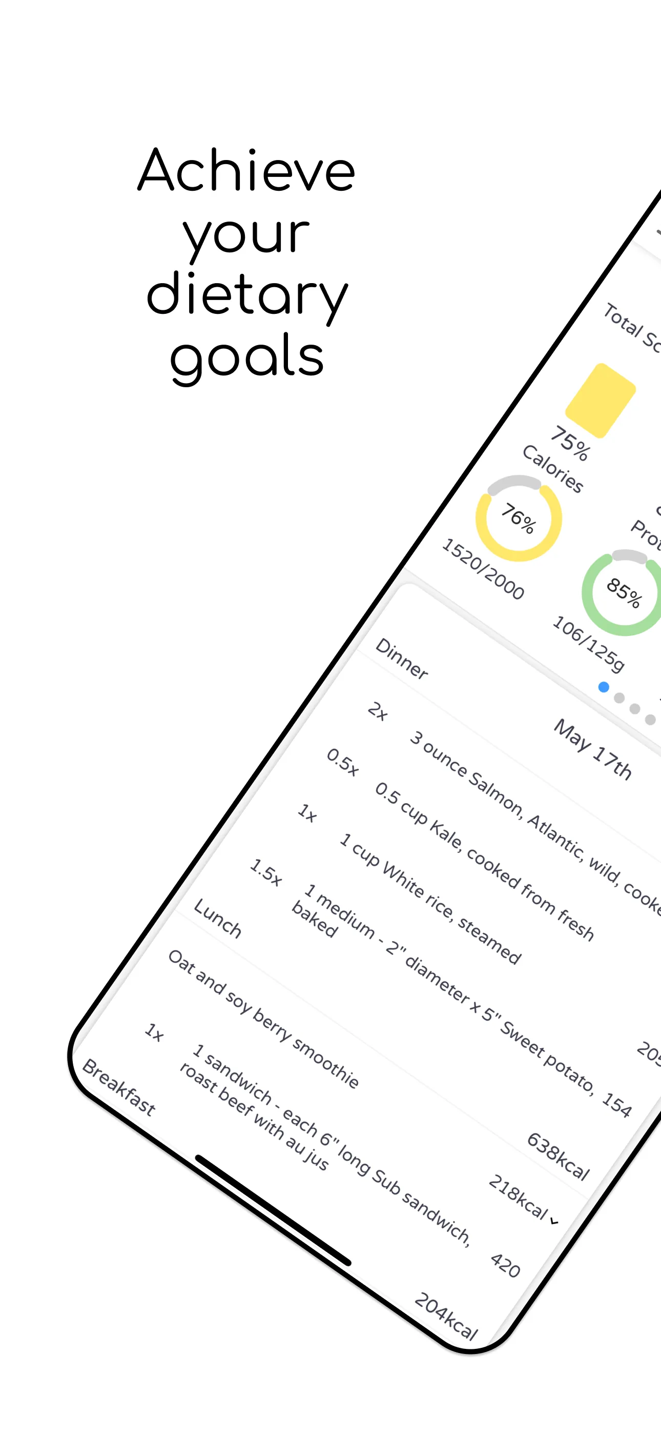 eaterpad: Nutrition Tracker iphone screenshot 2