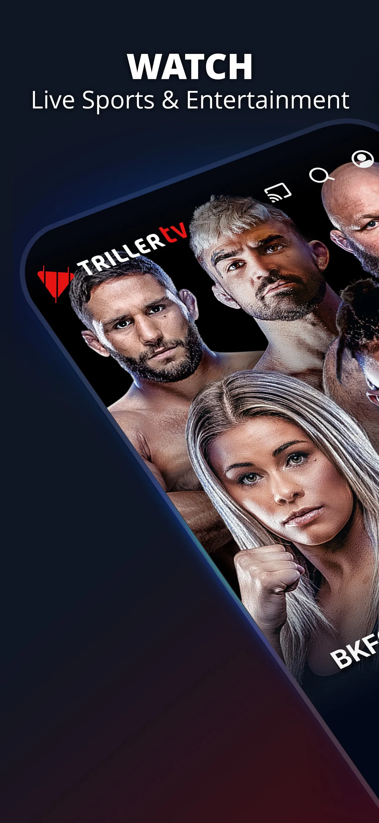 TrillerTV: Live Sports iphone screenshot 1