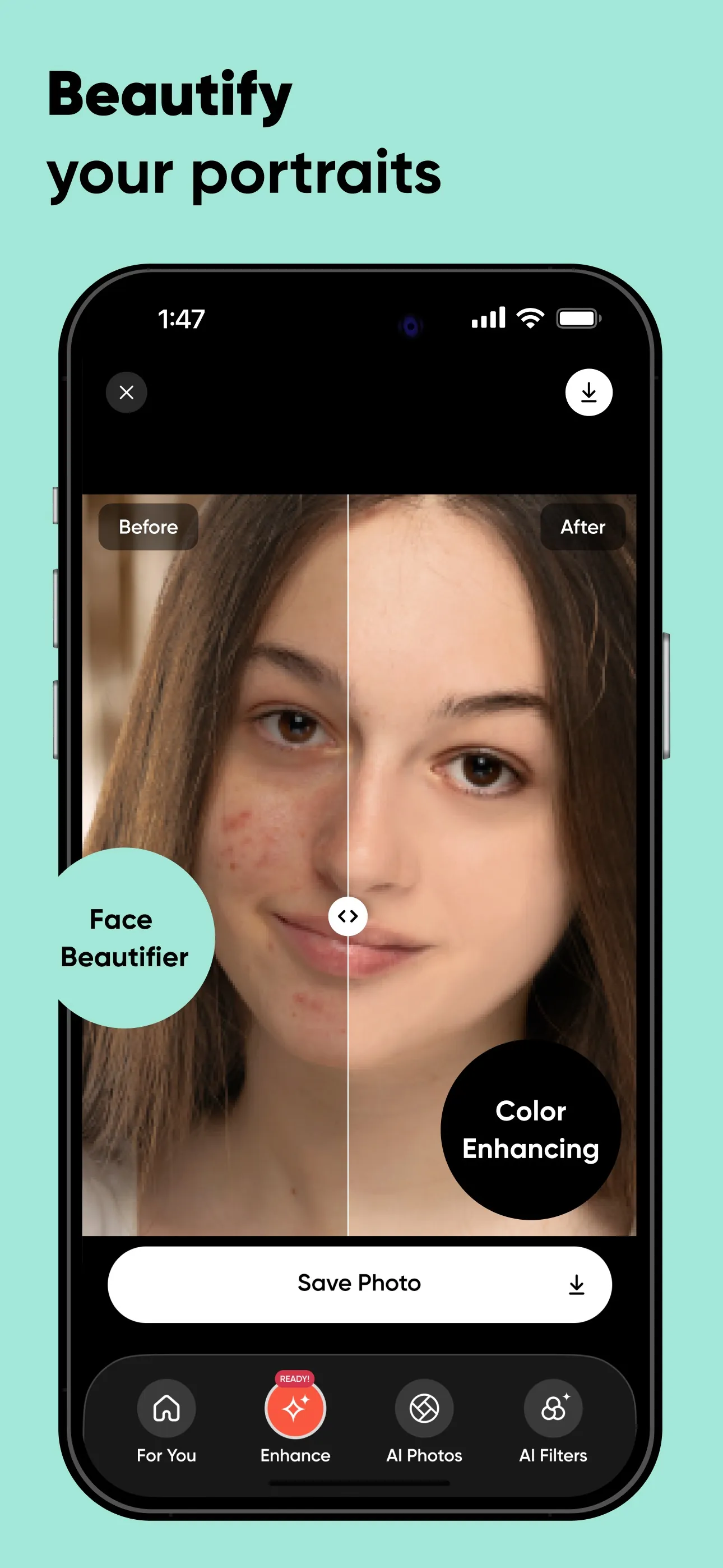 Visify - AI Photo Enhancer iphone screenshot 3