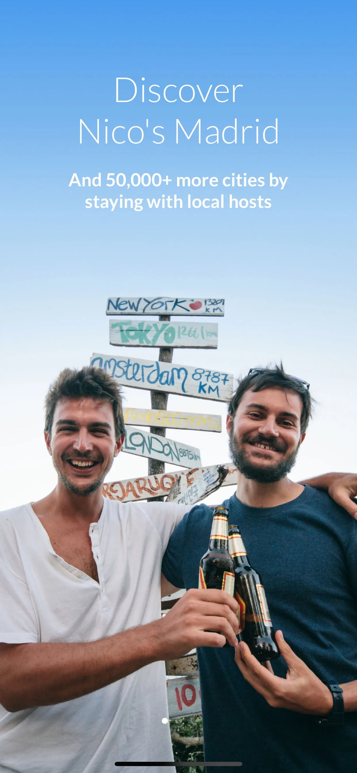 Couchsurfing Travel App iphone screenshot 1