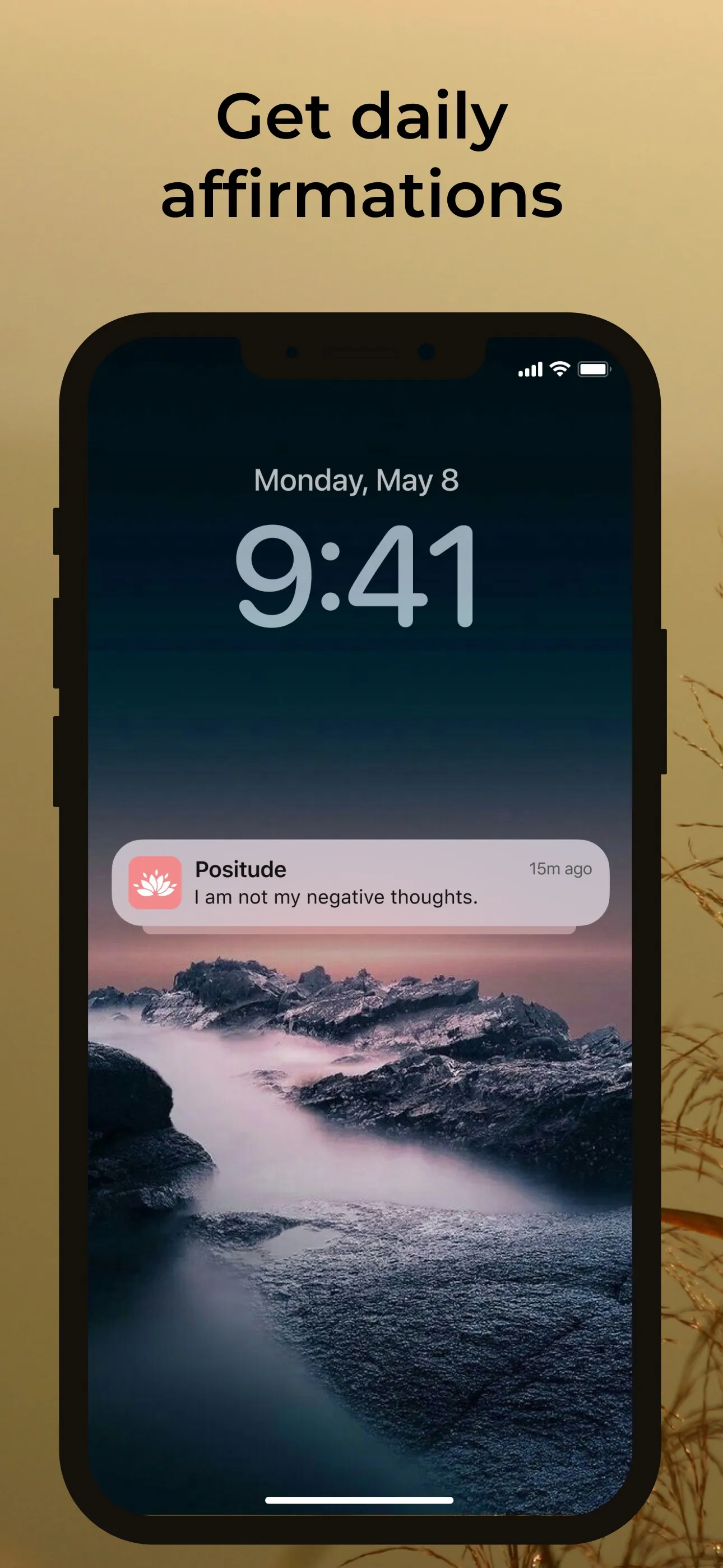 Daily Affirmations - Positude iphone screenshot 1