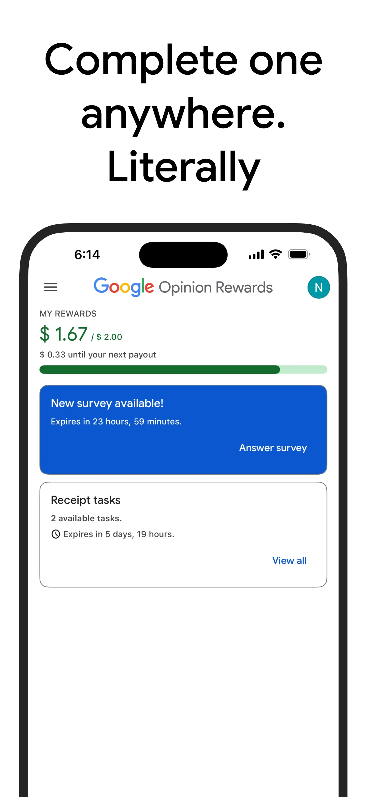 Google Opinion Rewards iphone screenshot 5