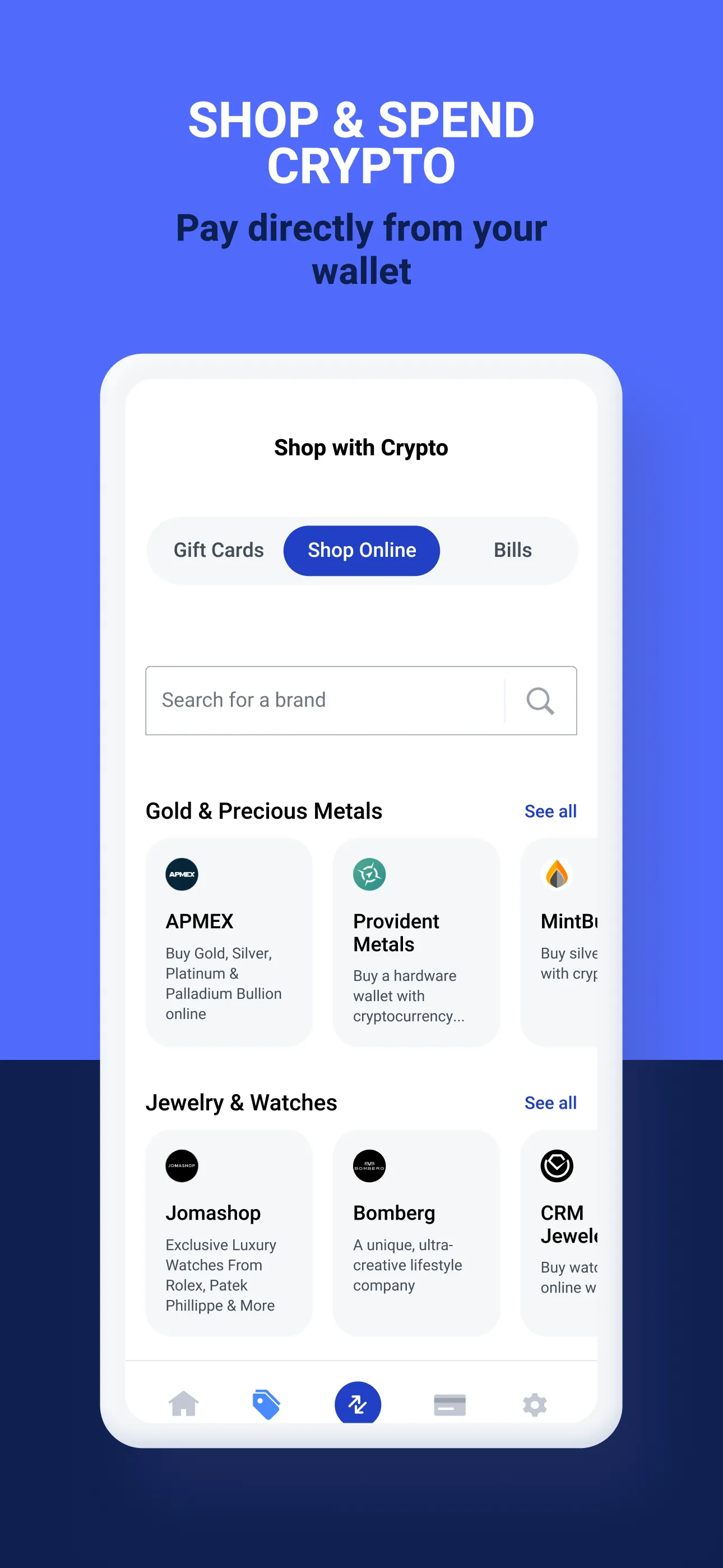 BitPay Bitcoin & Crypto Wallet iphone screenshot 4