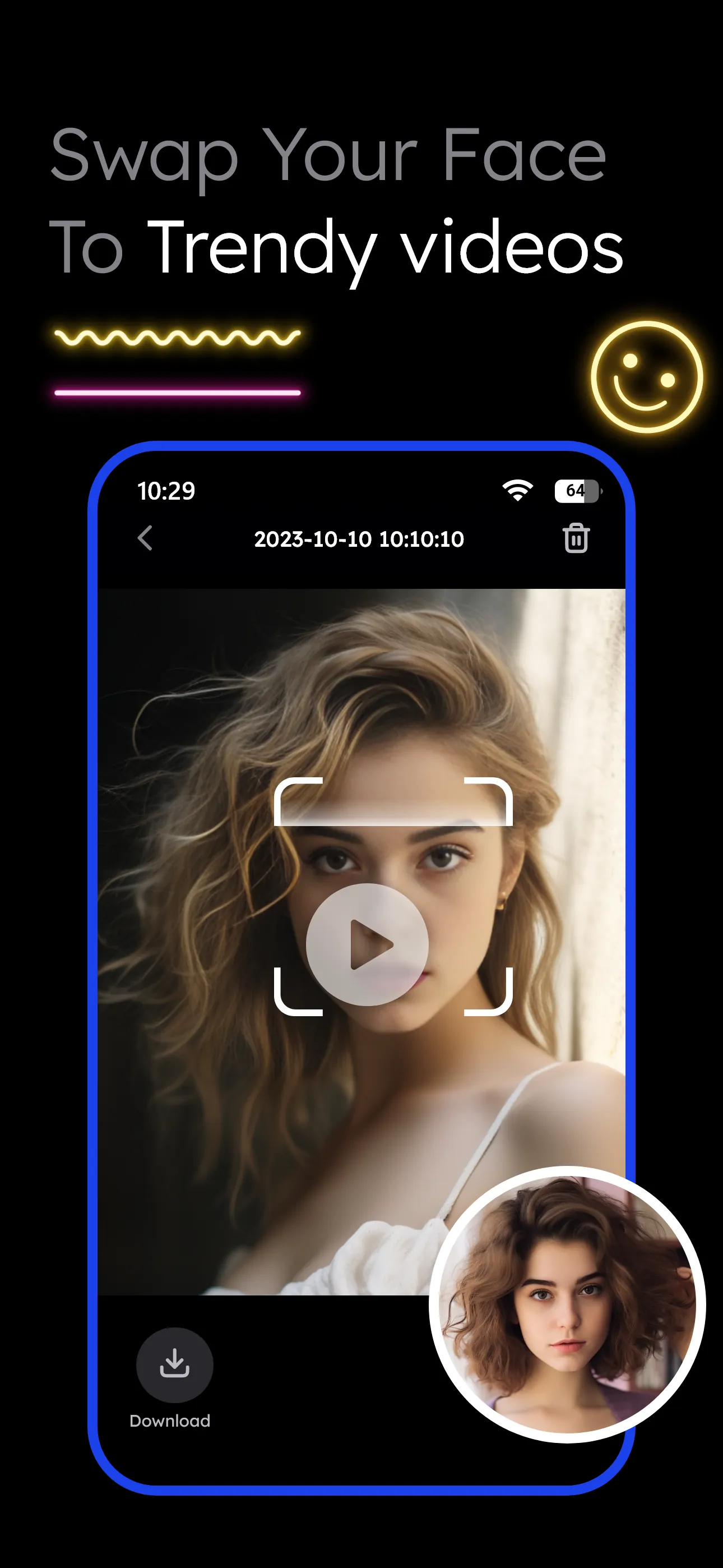 Vidqu Video & Photo Face Swap iphone screenshot 10