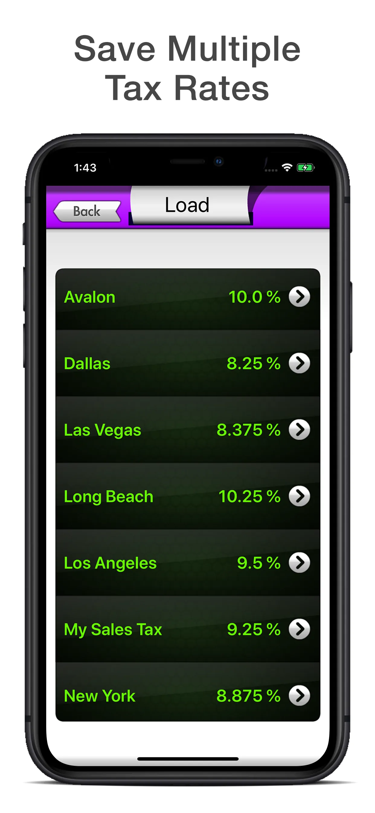 Sales Tax Calculator - Tax Me iphone screenshot 3