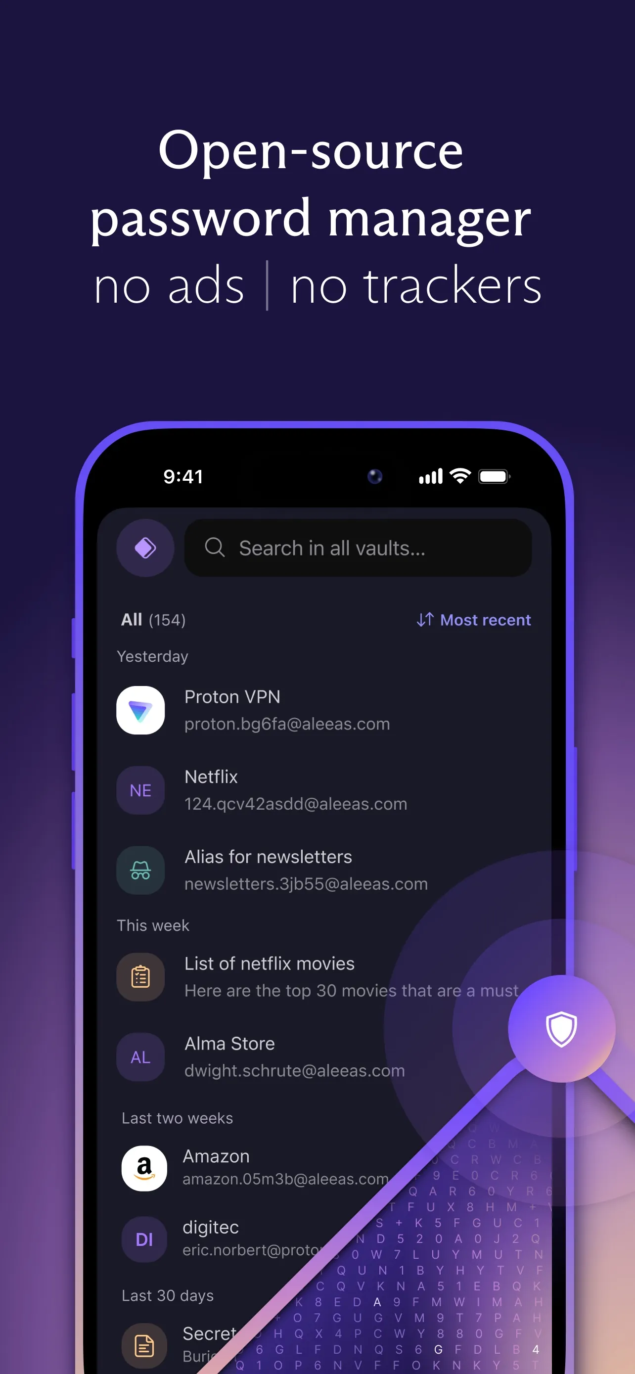 Proton Pass - Password Manager iphone screenshot 2