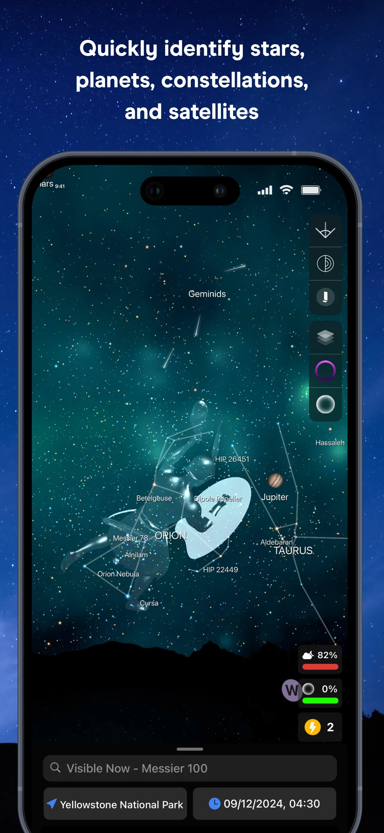 Night Sky iphone screenshot 2