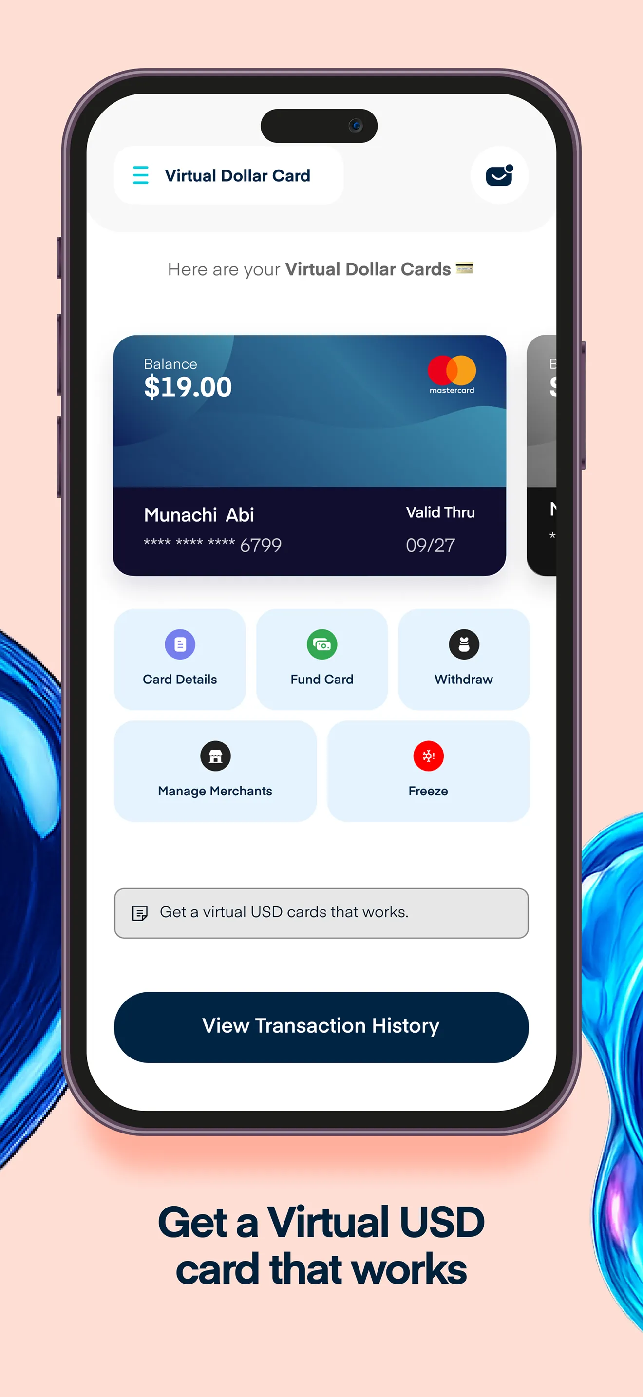 Cardtonic: Gift & Virtual Card iphone screenshot 2