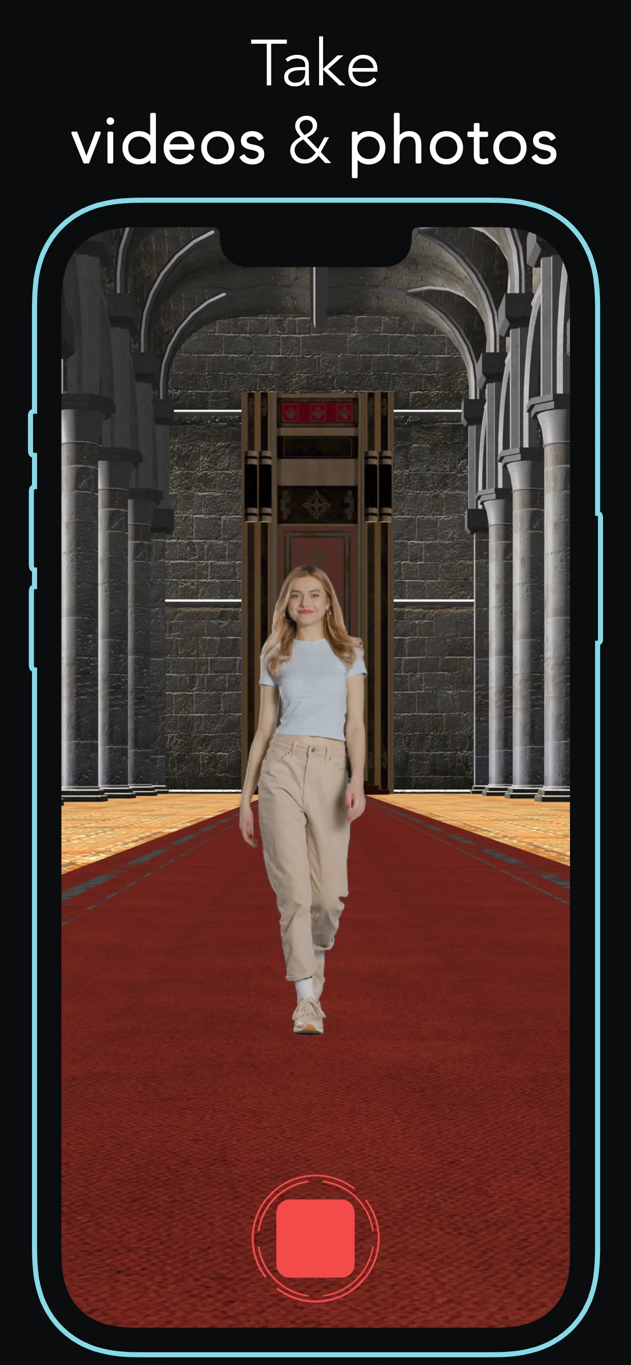 backAR Green Screen iphone screenshot 4