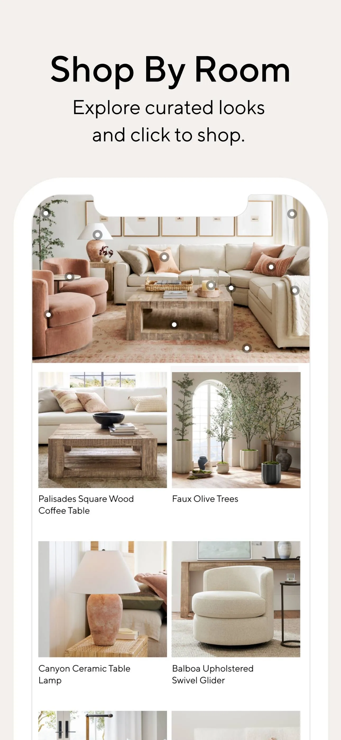 Pottery Barn iphone screenshot 4