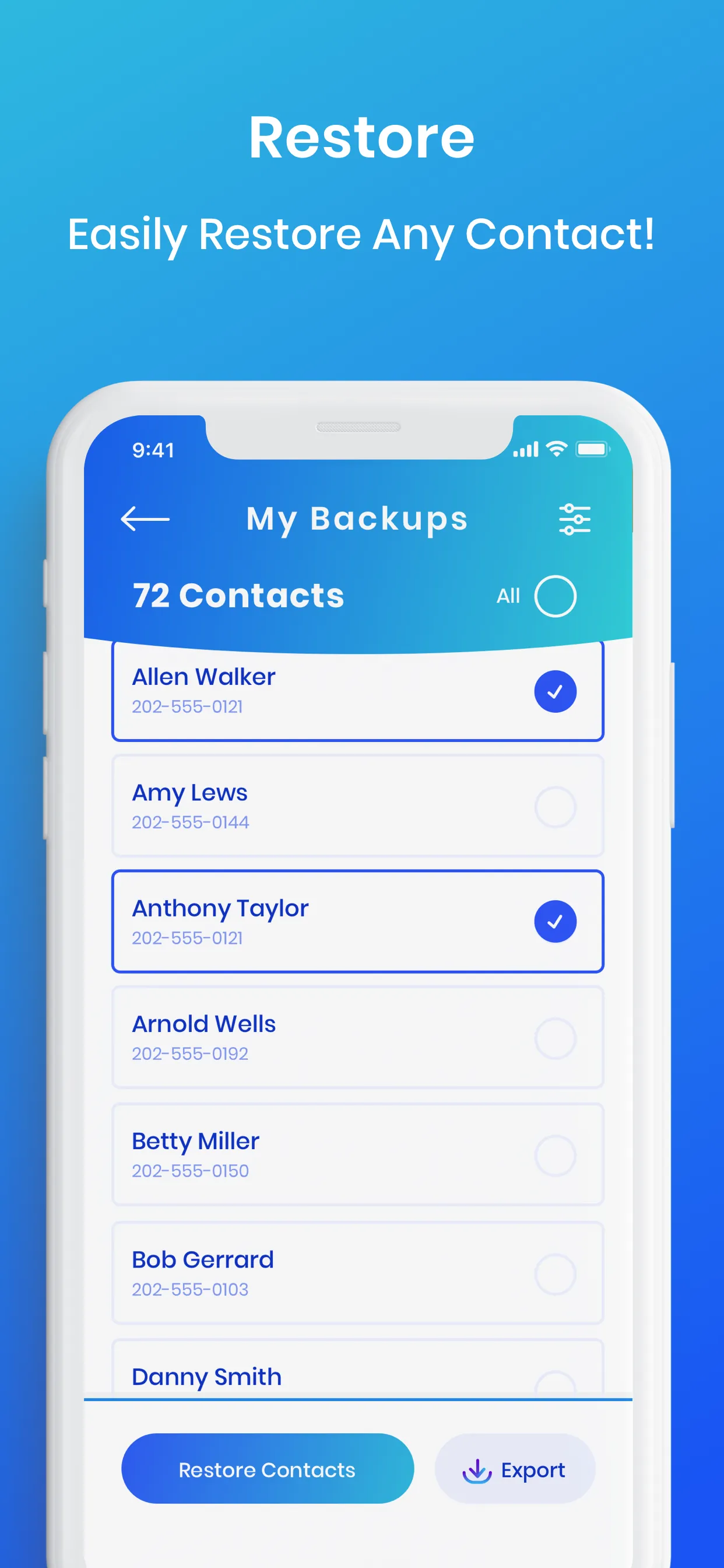 Easy Backup. iphone screenshot 4