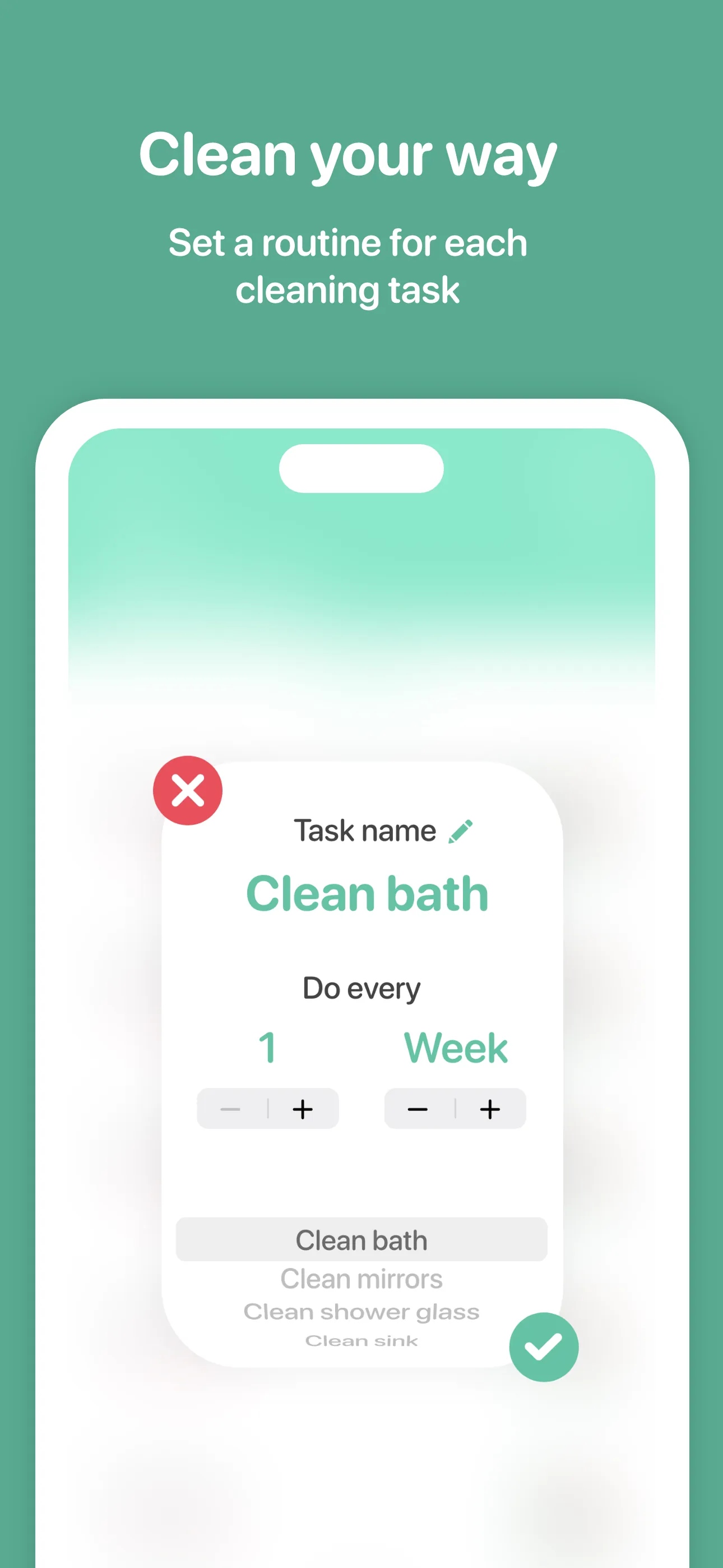Spotless: A simply clean home iphone screenshot 2