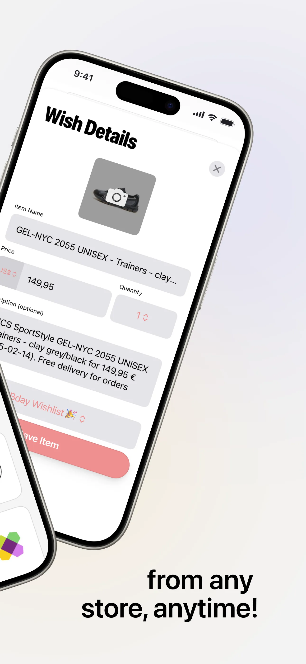Listful - Wishlist Maker iphone screenshot 3