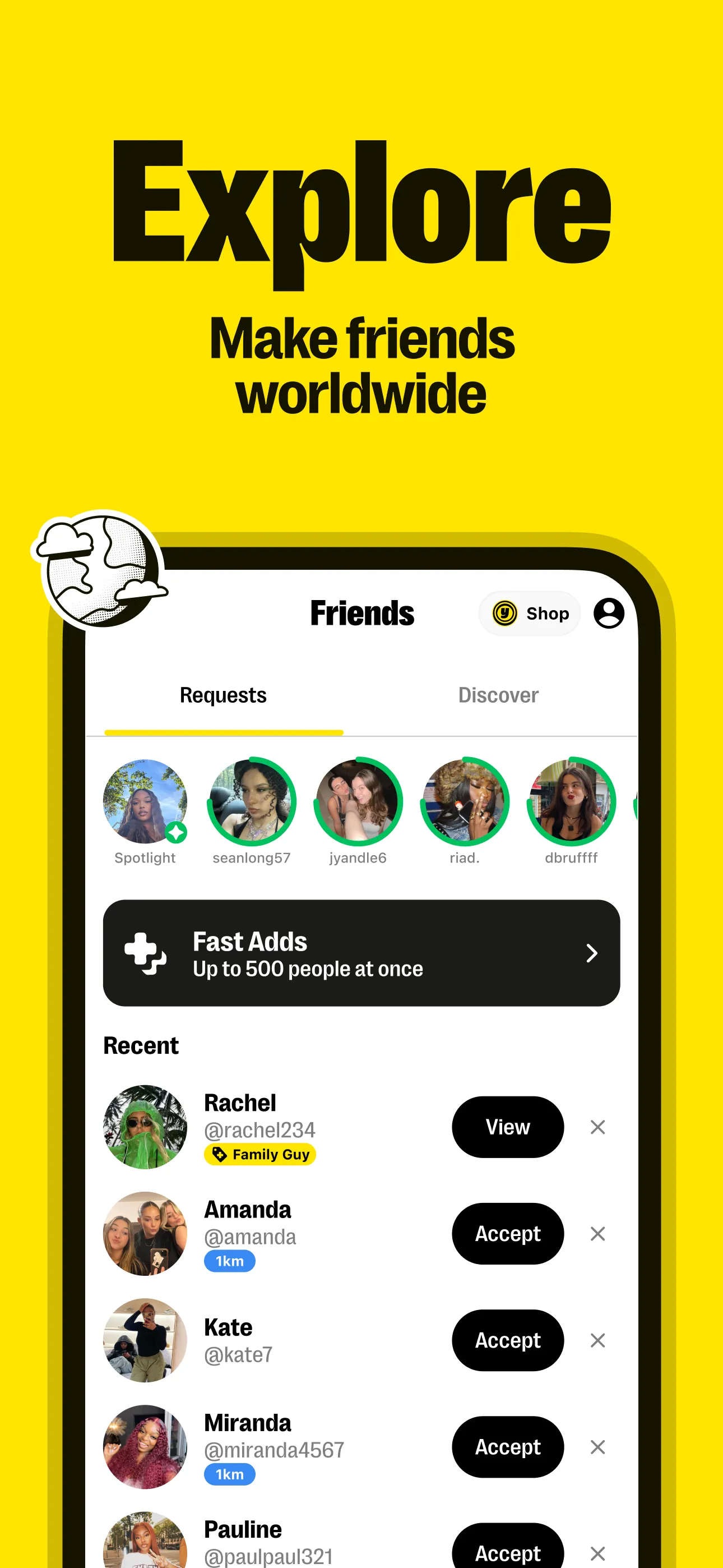 Yubo : Make new friends iphone screenshot 4
