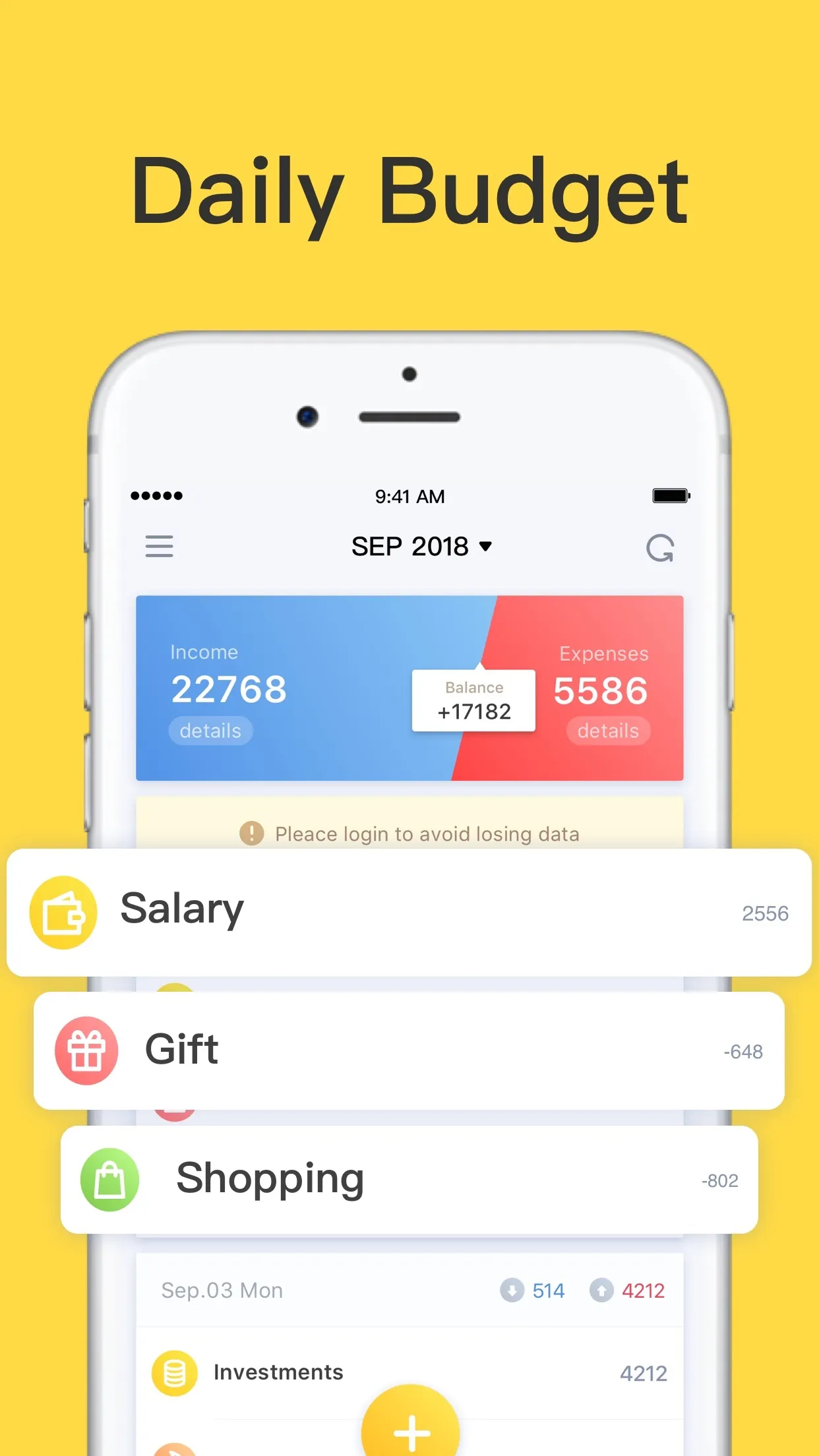 Money Manager : Budget Planner iphone screenshot 2