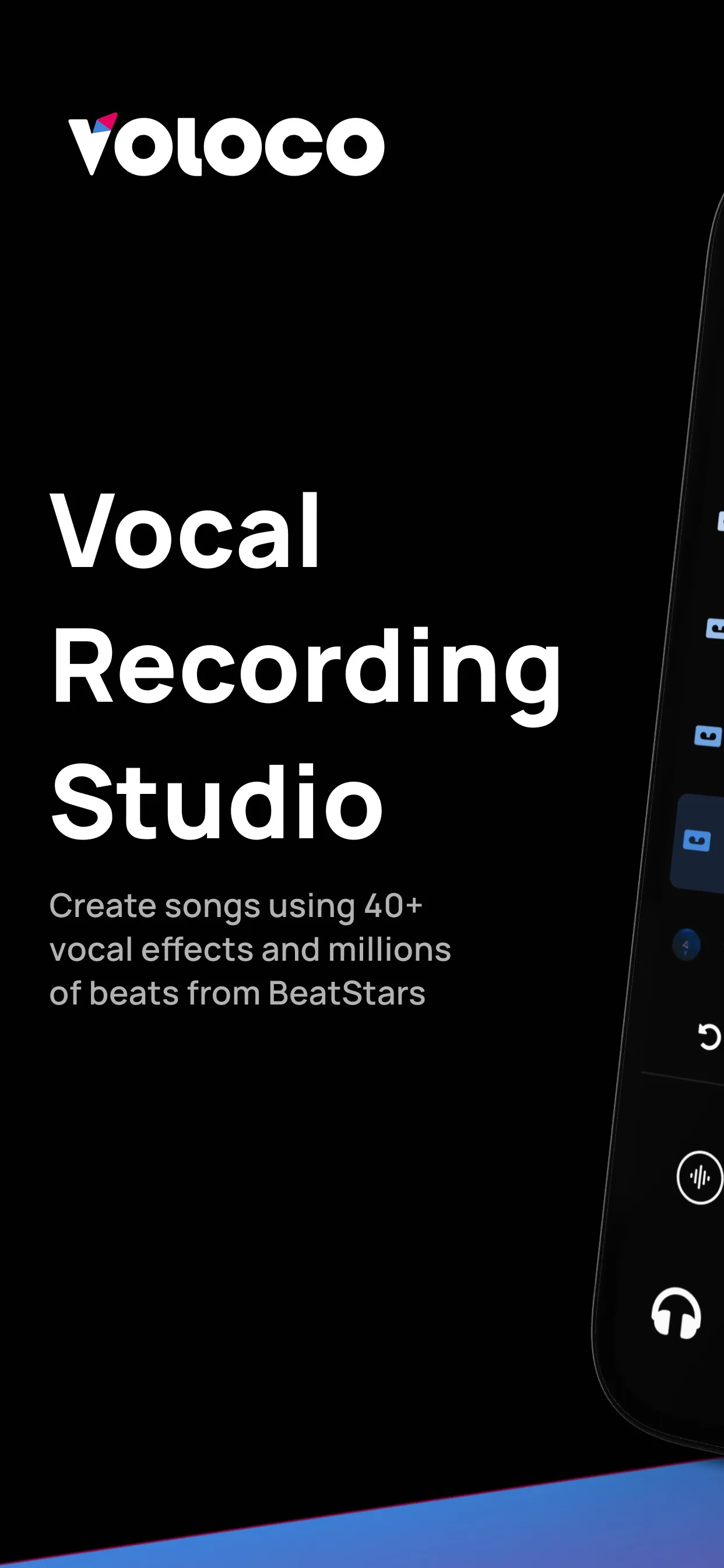Voloco: Vocal Recording Studio iphone screenshot 1