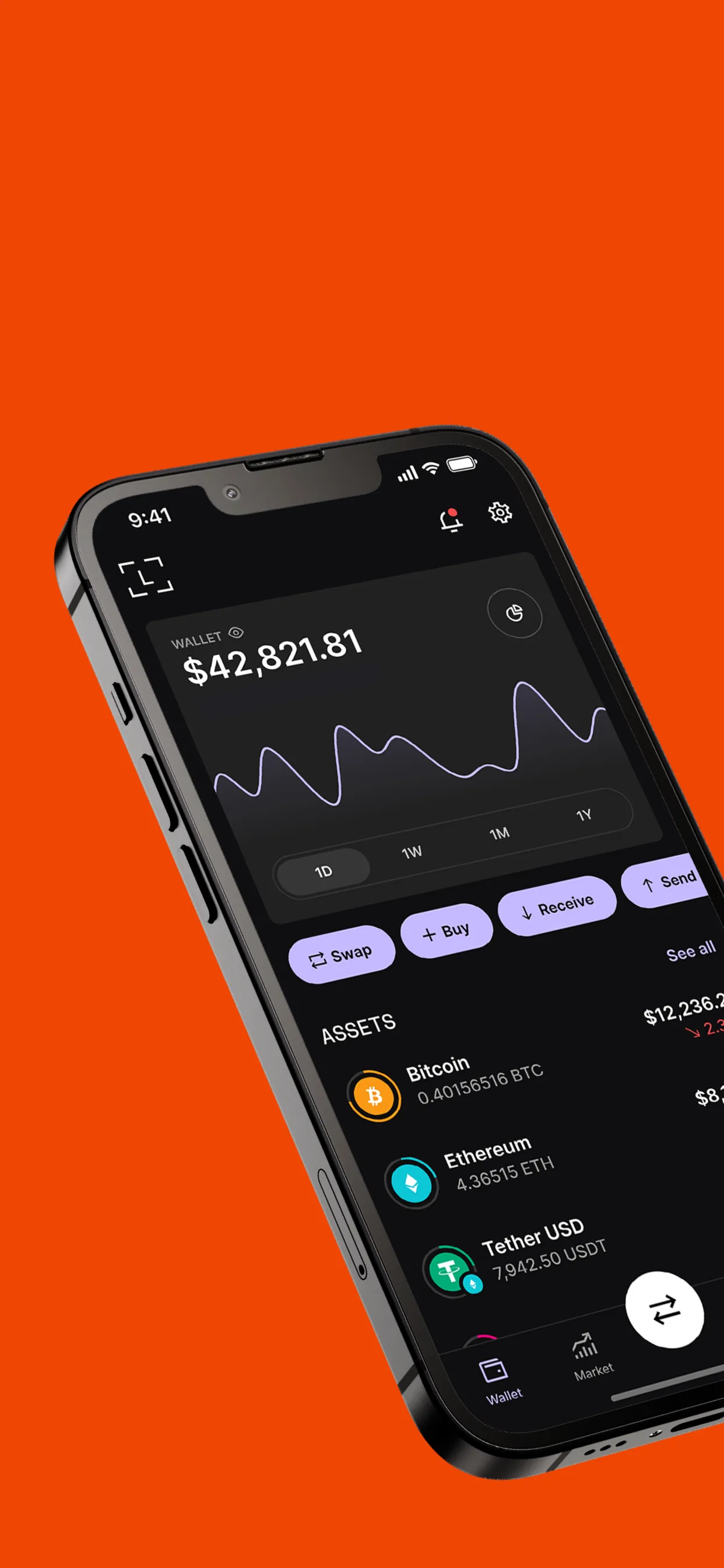 Ledger Live: Crypto & NFT App iphone screenshot 1